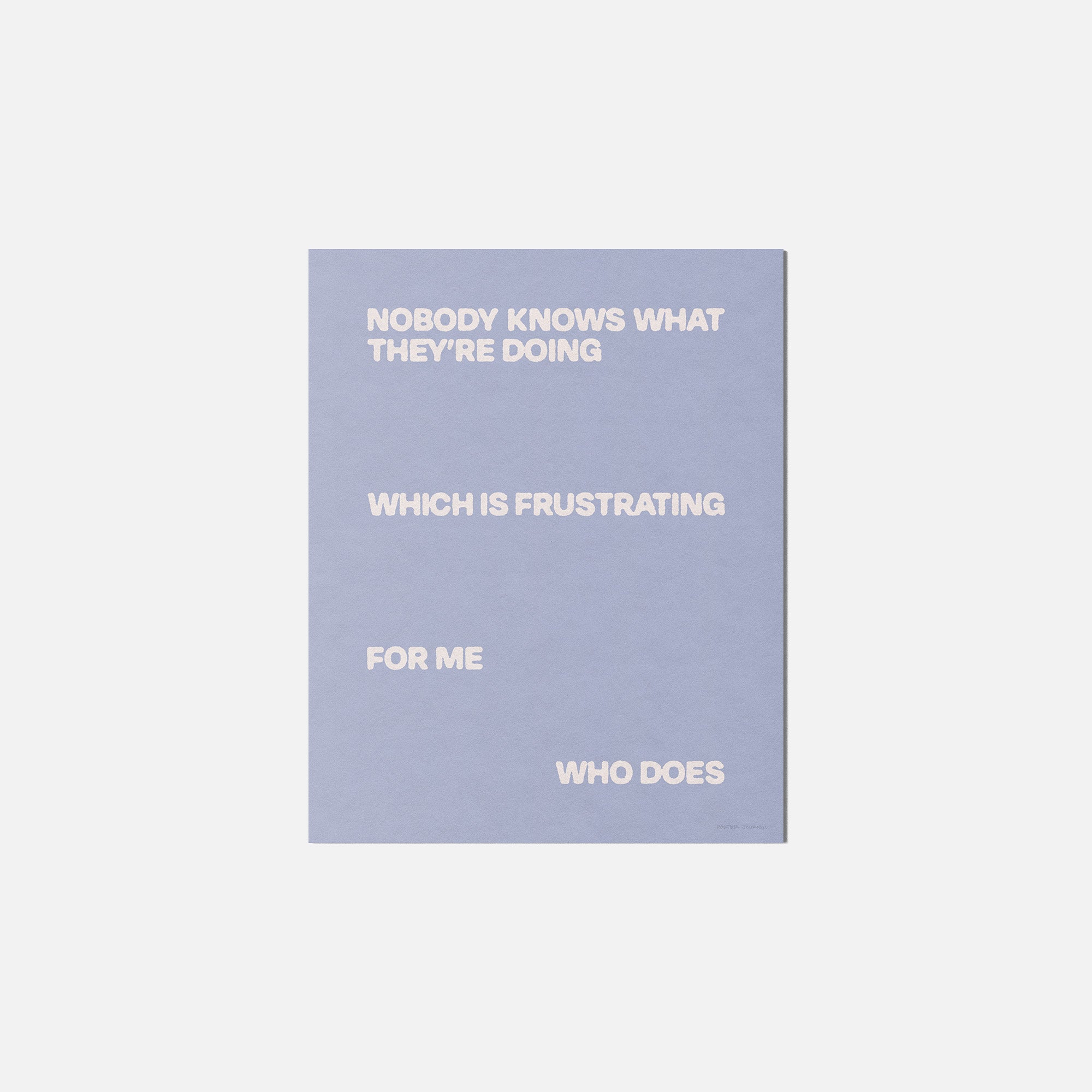FRUSTRATING PRINT