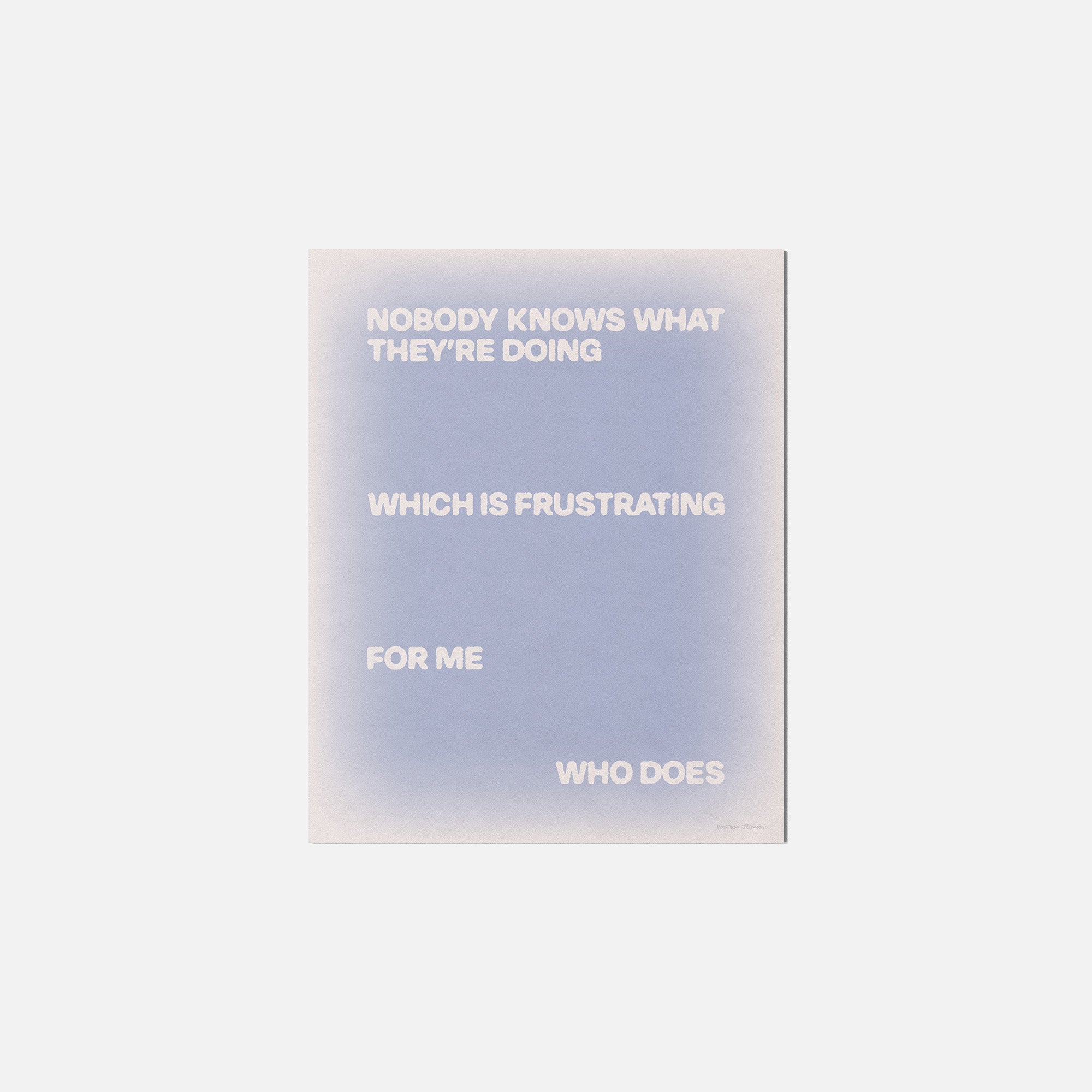 FRUSTRATING PRINT