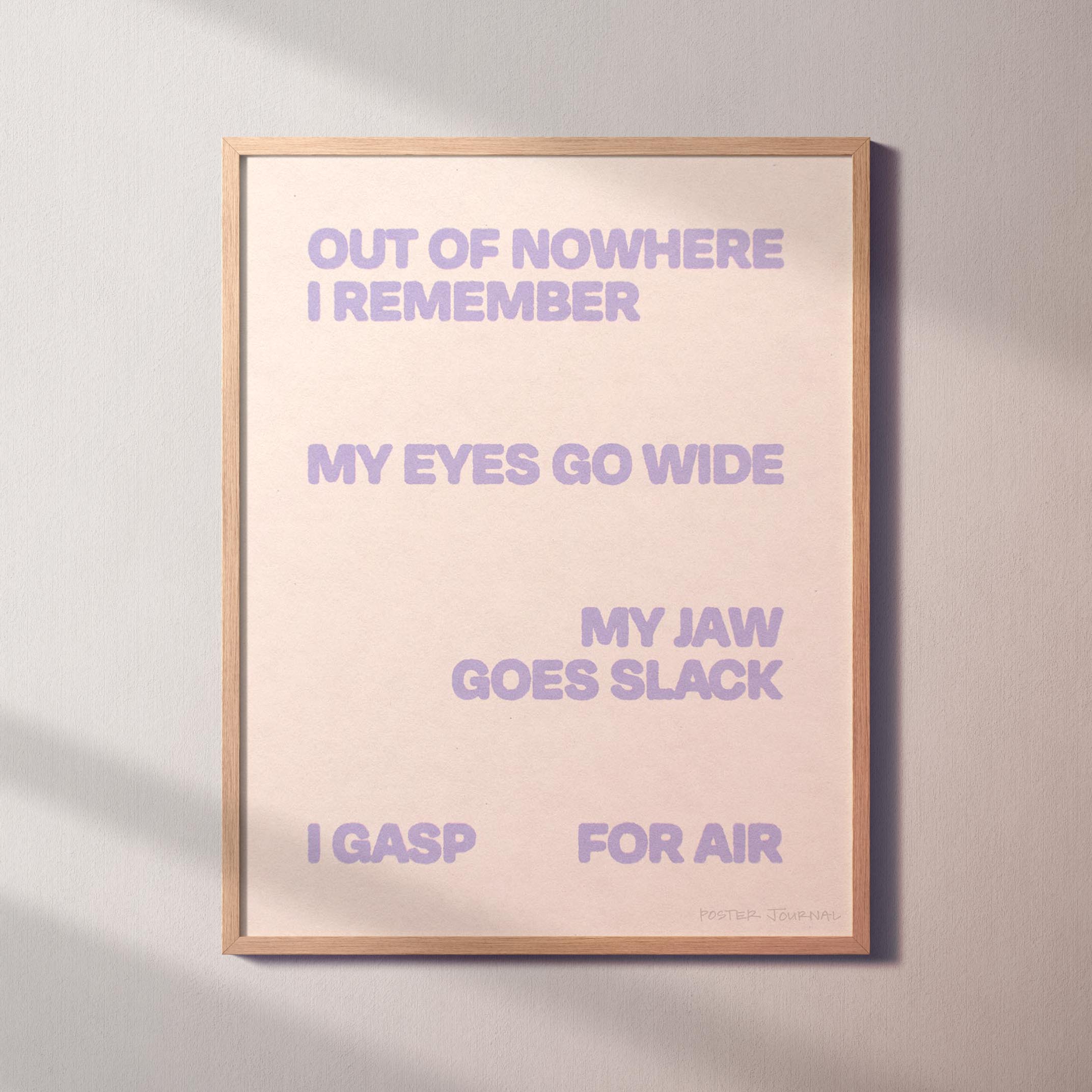 GASP PRINT