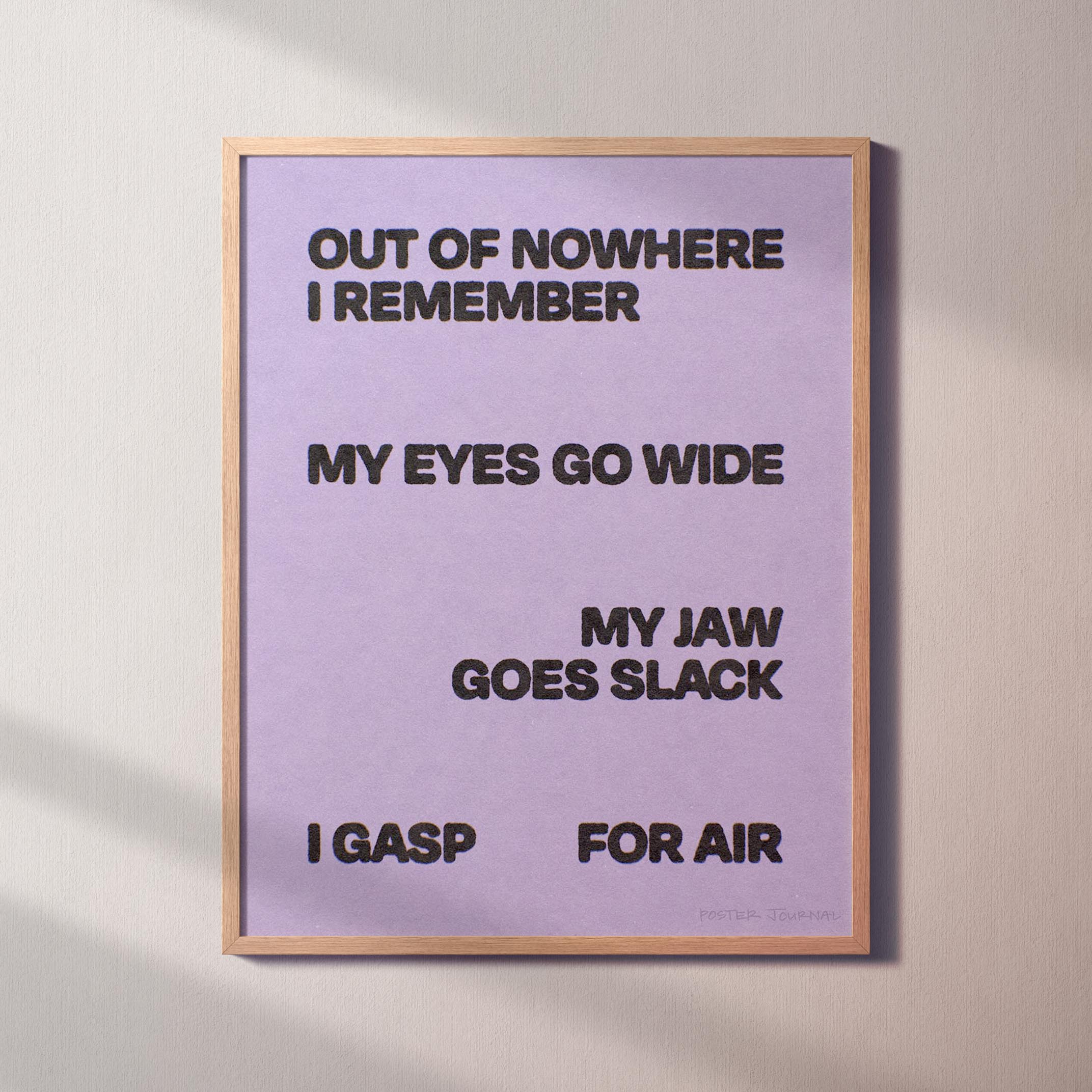 GASP PRINT
