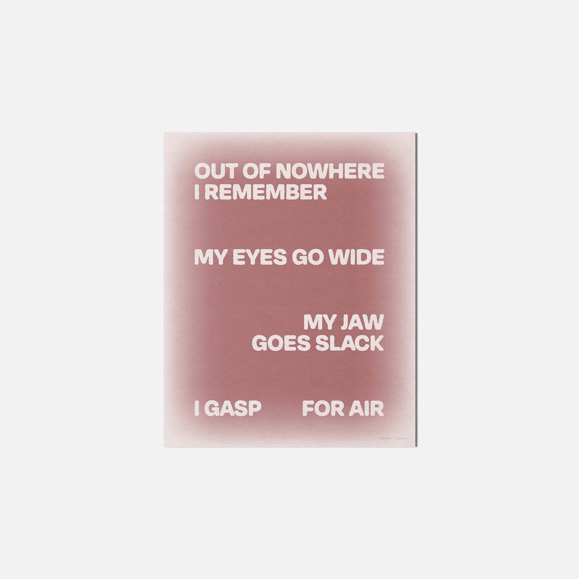 GASP PRINT