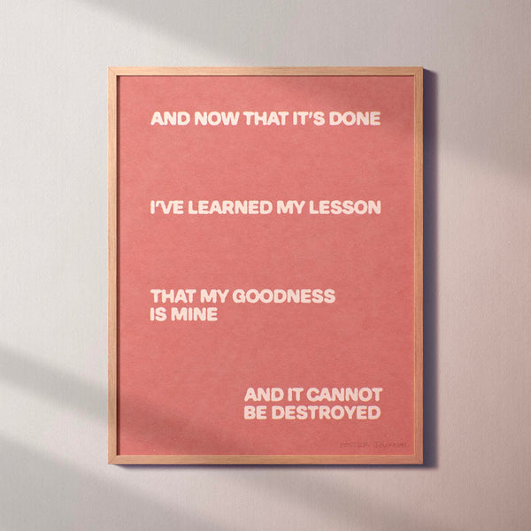GOODNESS PRINT