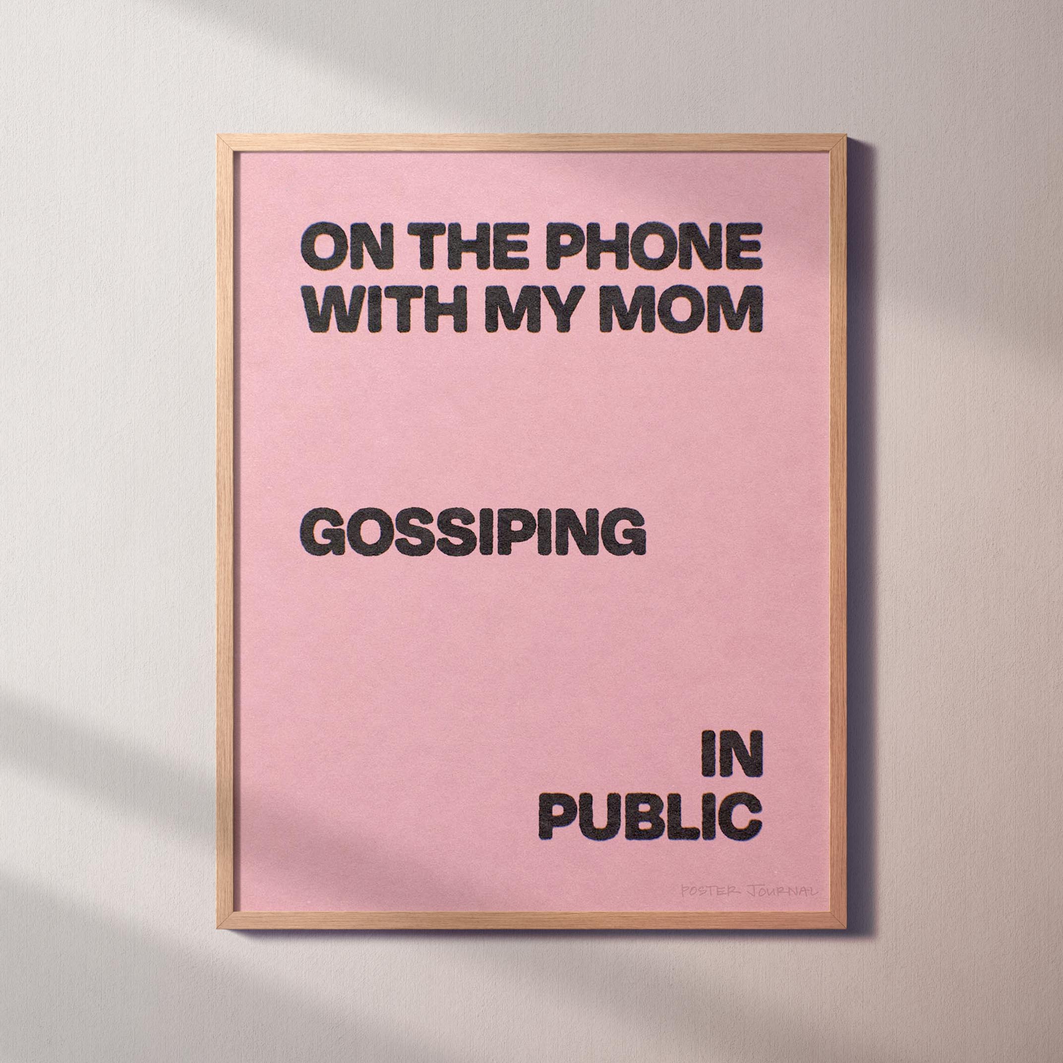 GOSSIPING PRINT