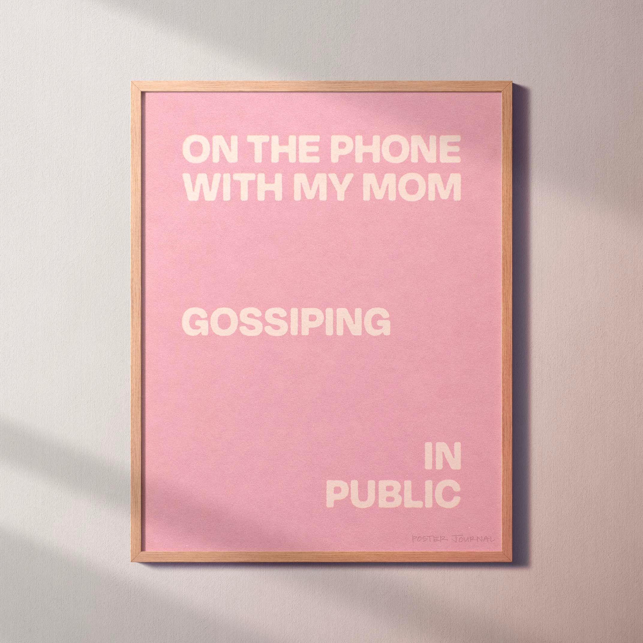 GOSSIPING PRINT