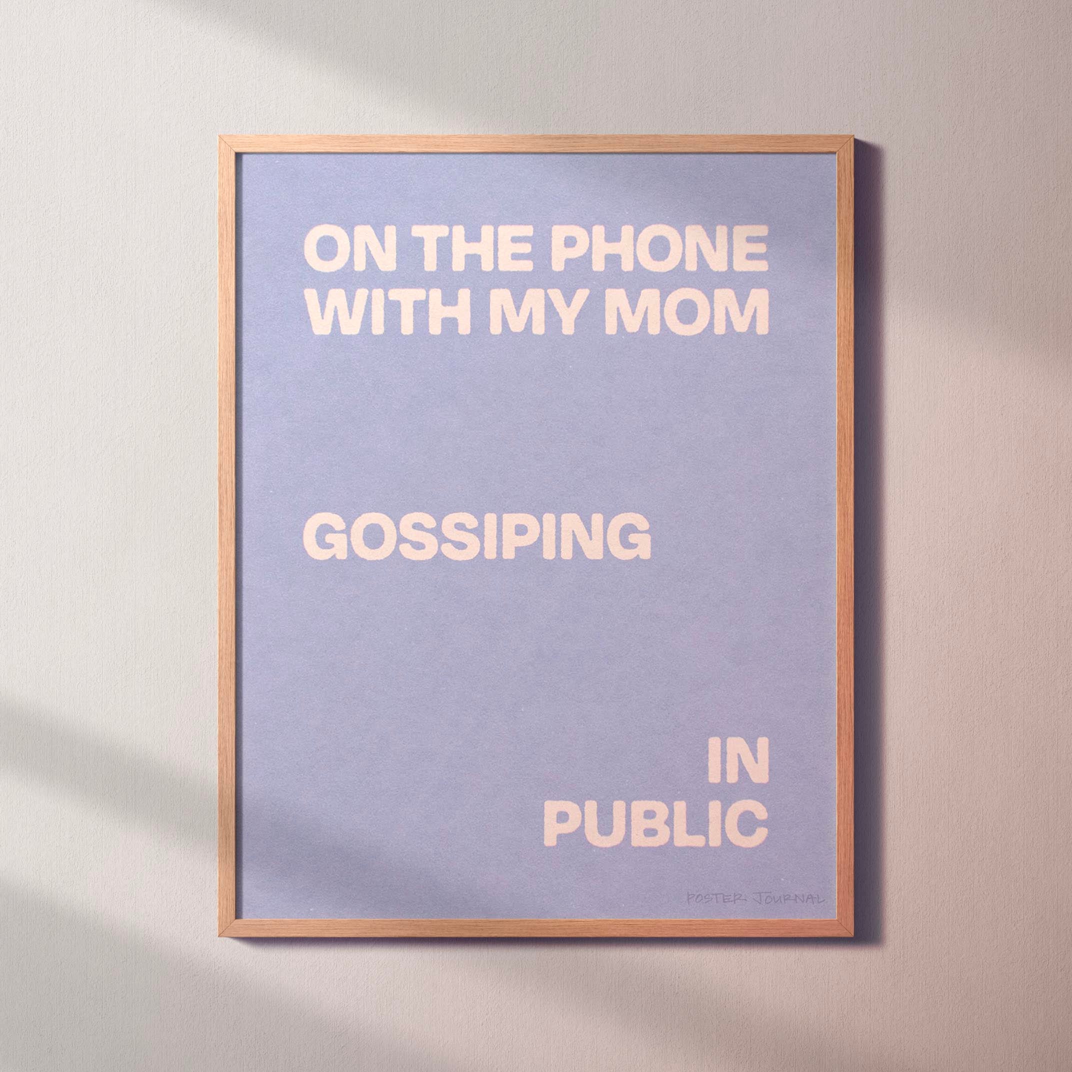 GOSSIPING PRINT