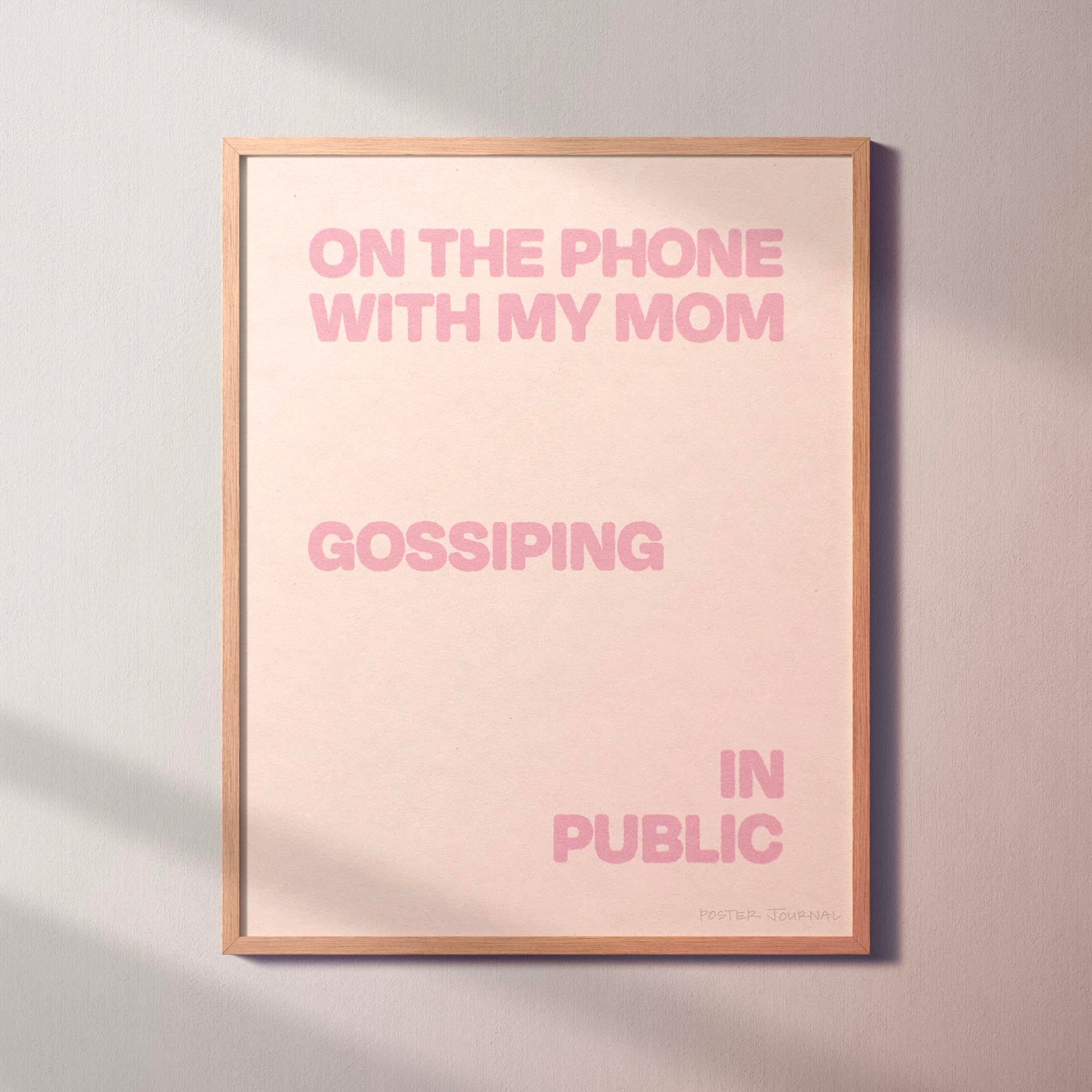 GOSSIPING PRINT