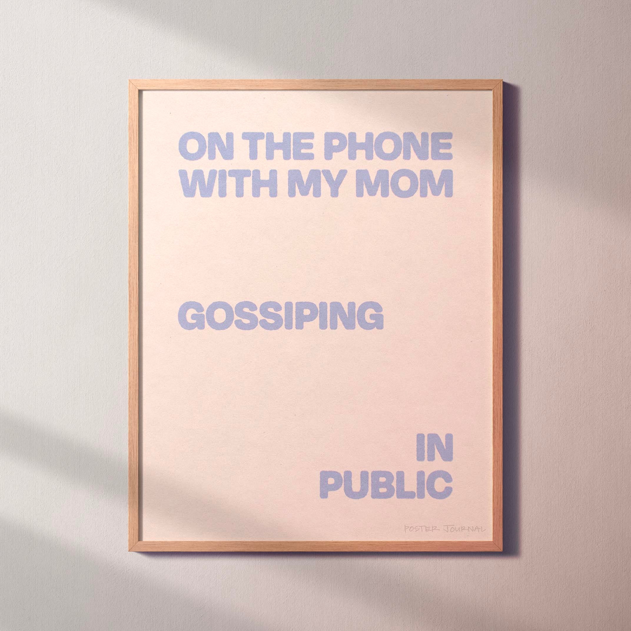 GOSSIPING PRINT