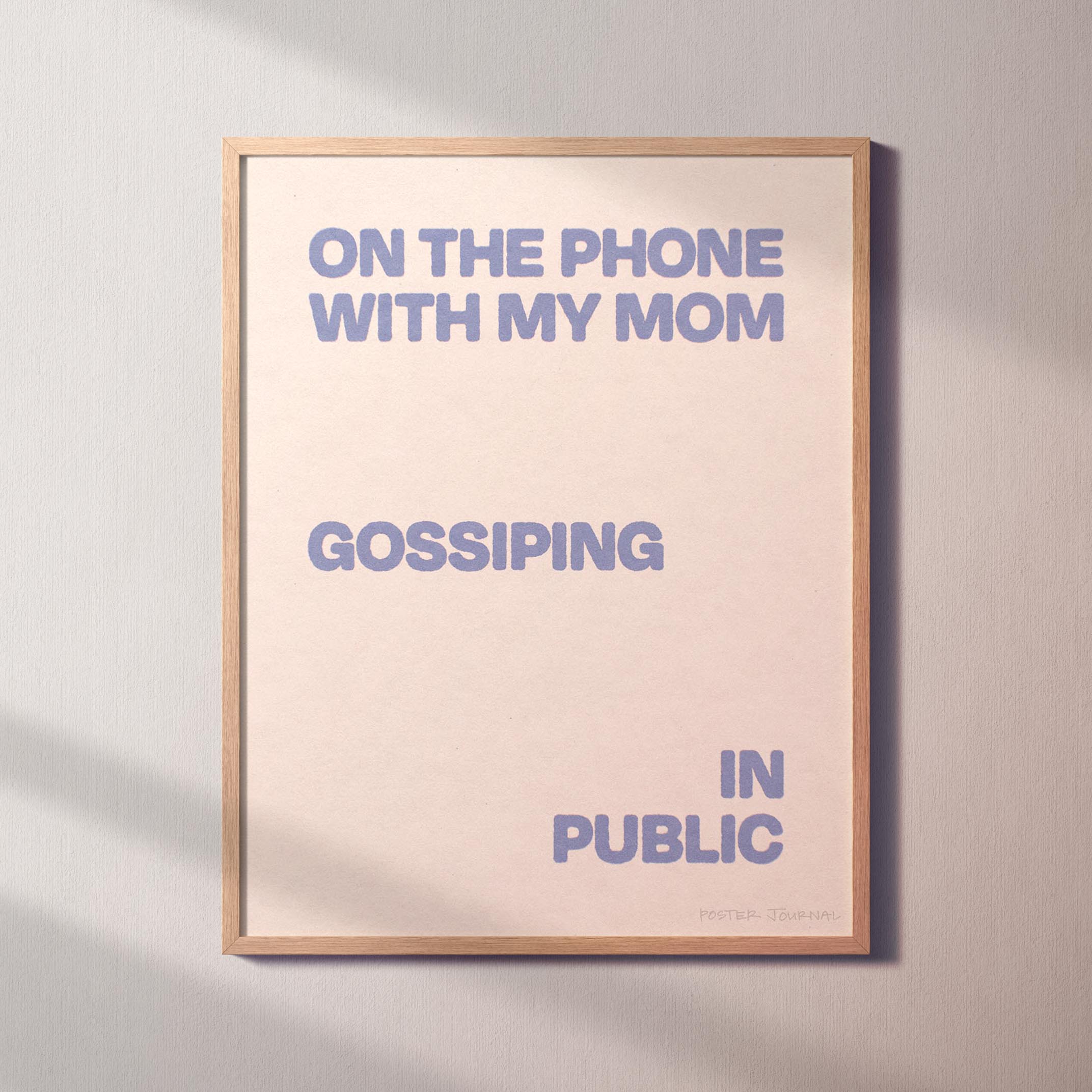 GOSSIPING PRINT