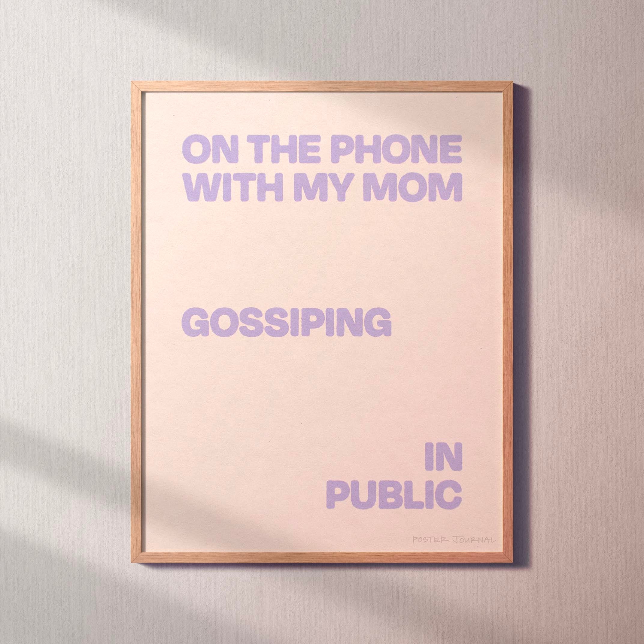 GOSSIPING PRINT
