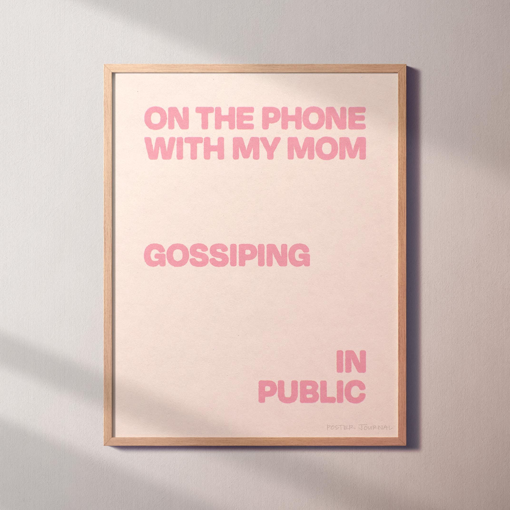 GOSSIPING PRINT