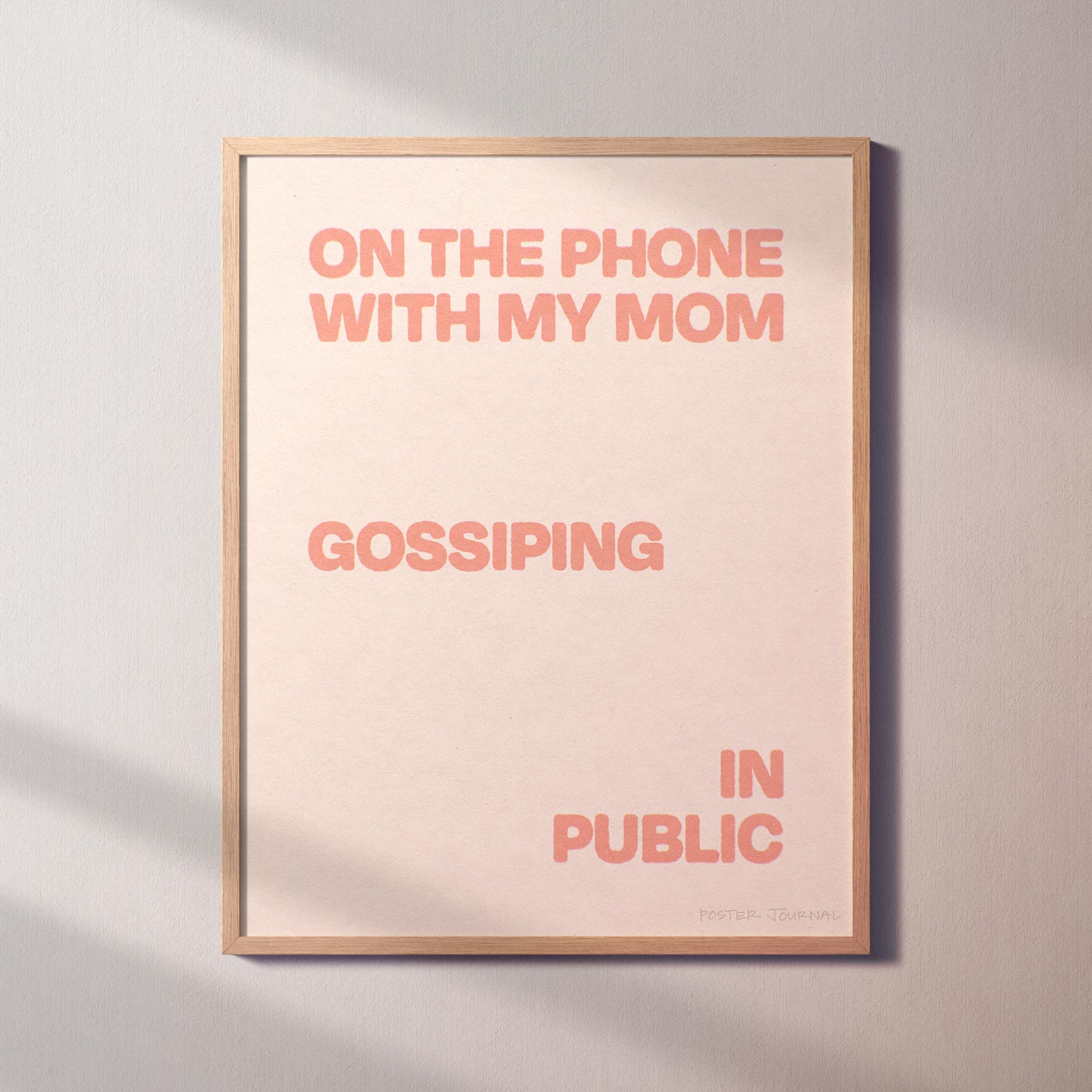 GOSSIPING PRINT
