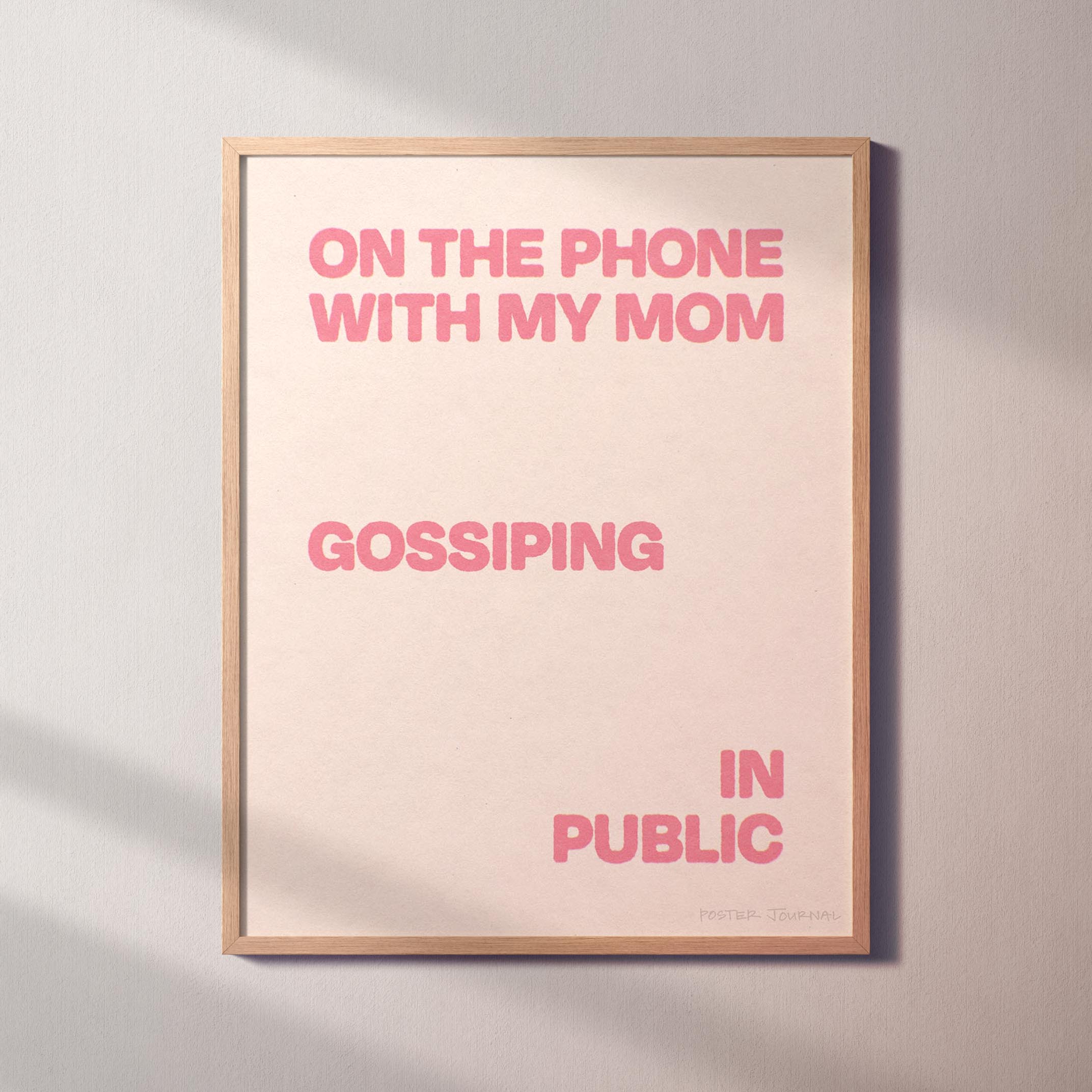 GOSSIPING PRINT