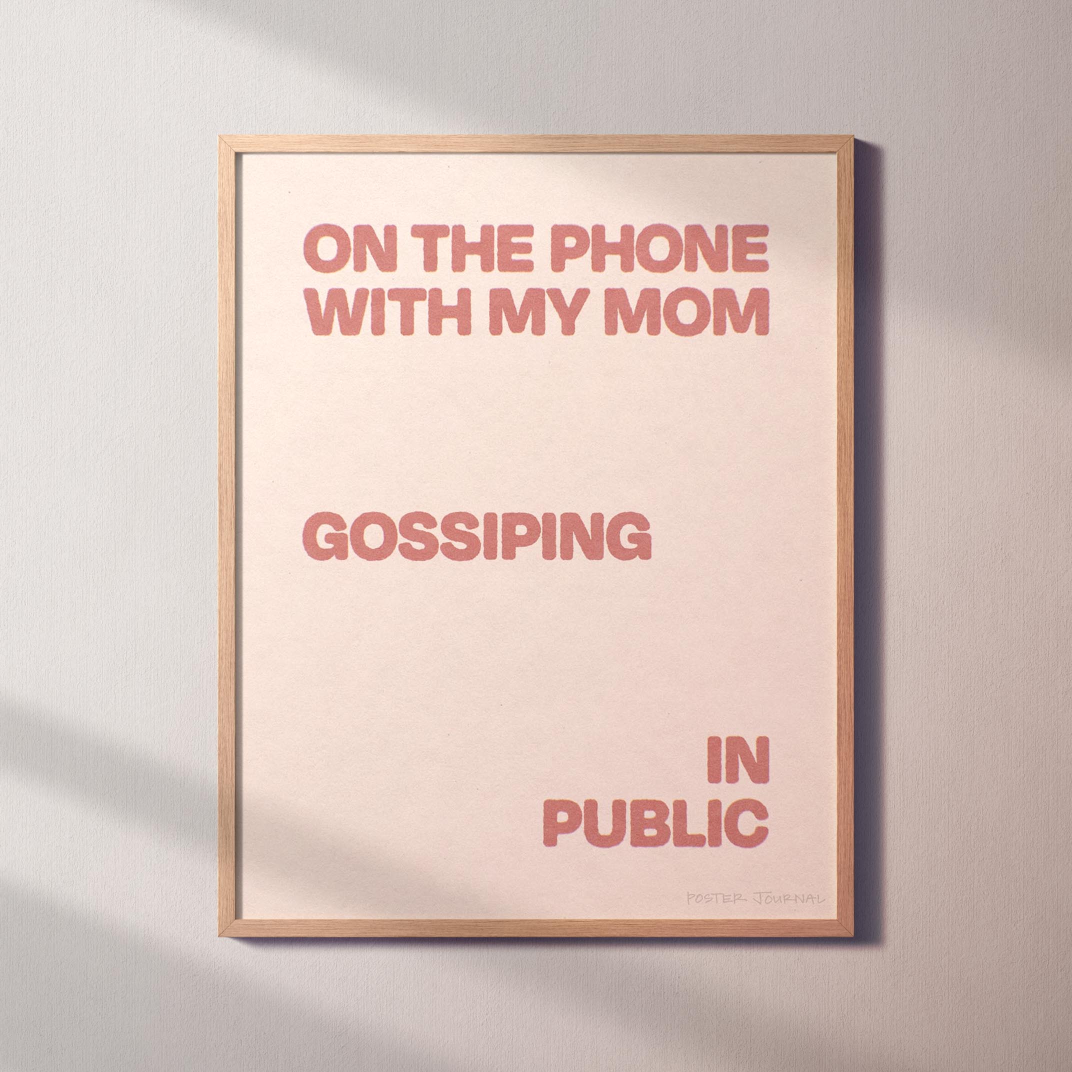 GOSSIPING PRINT