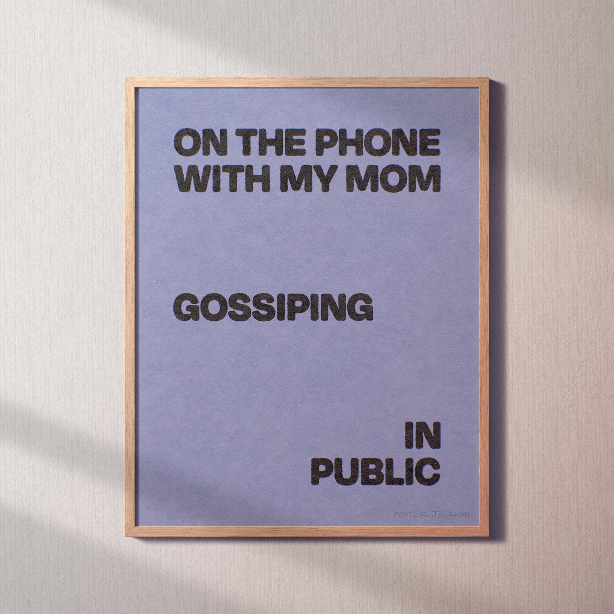 GOSSIPING PRINT