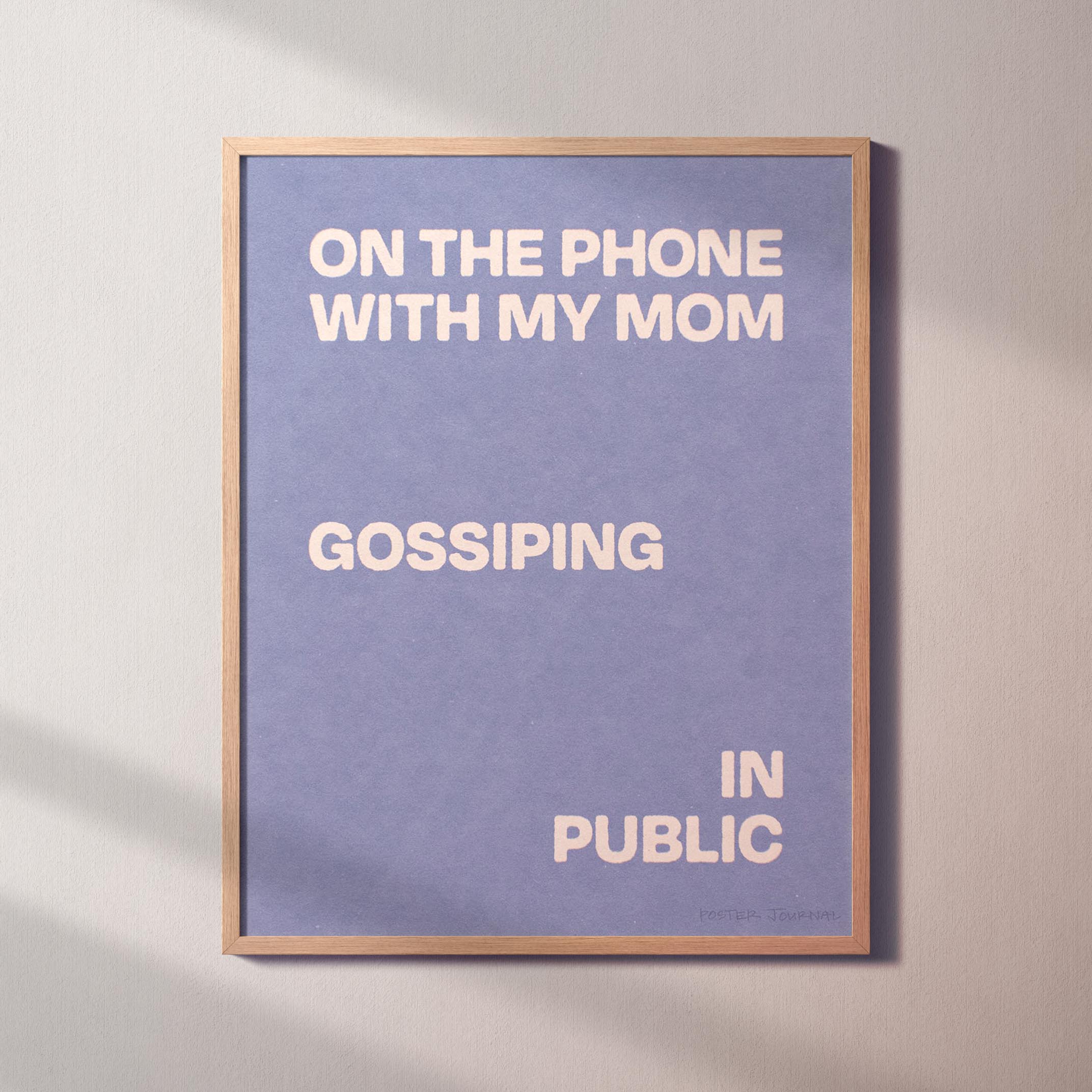 GOSSIPING PRINT