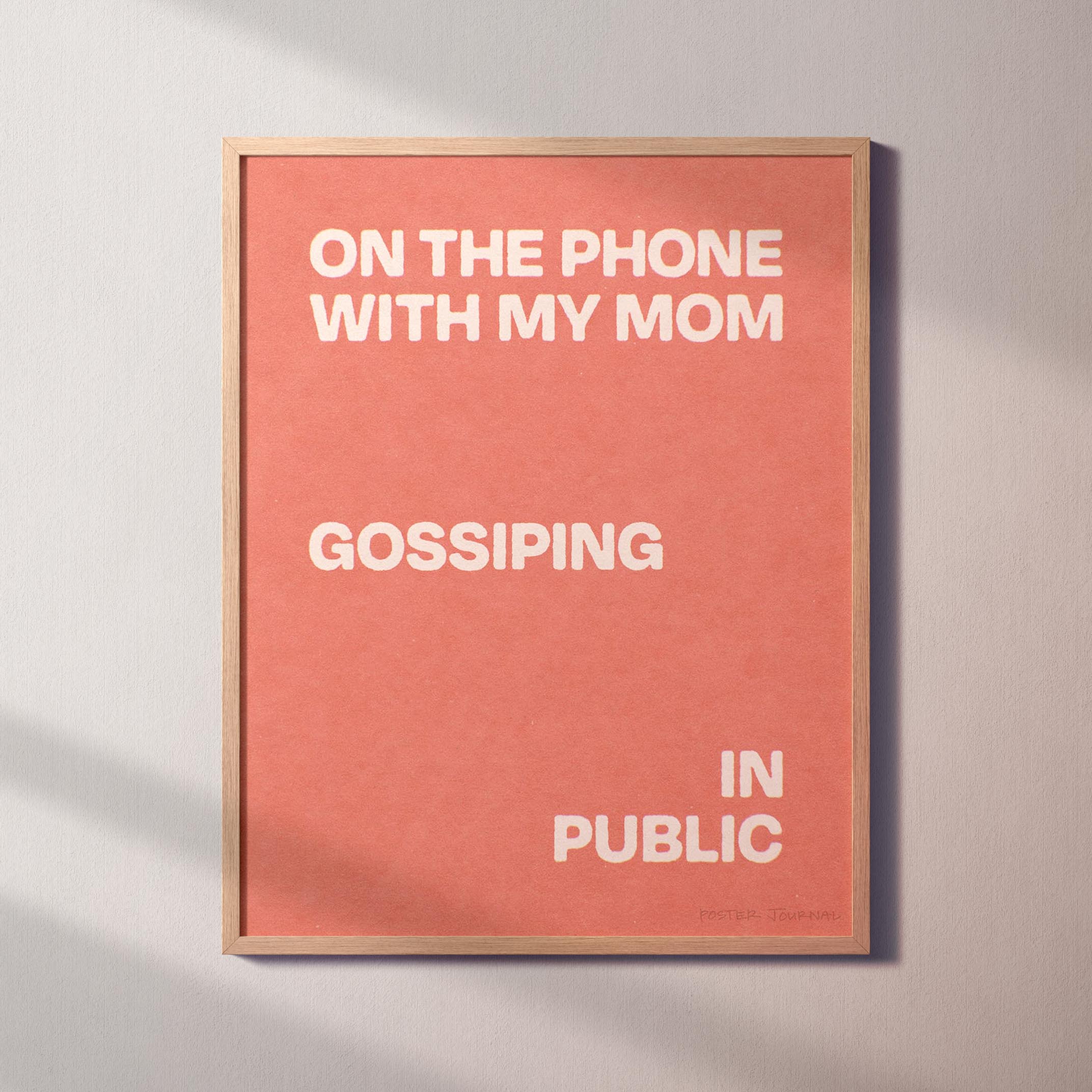 GOSSIPING PRINT
