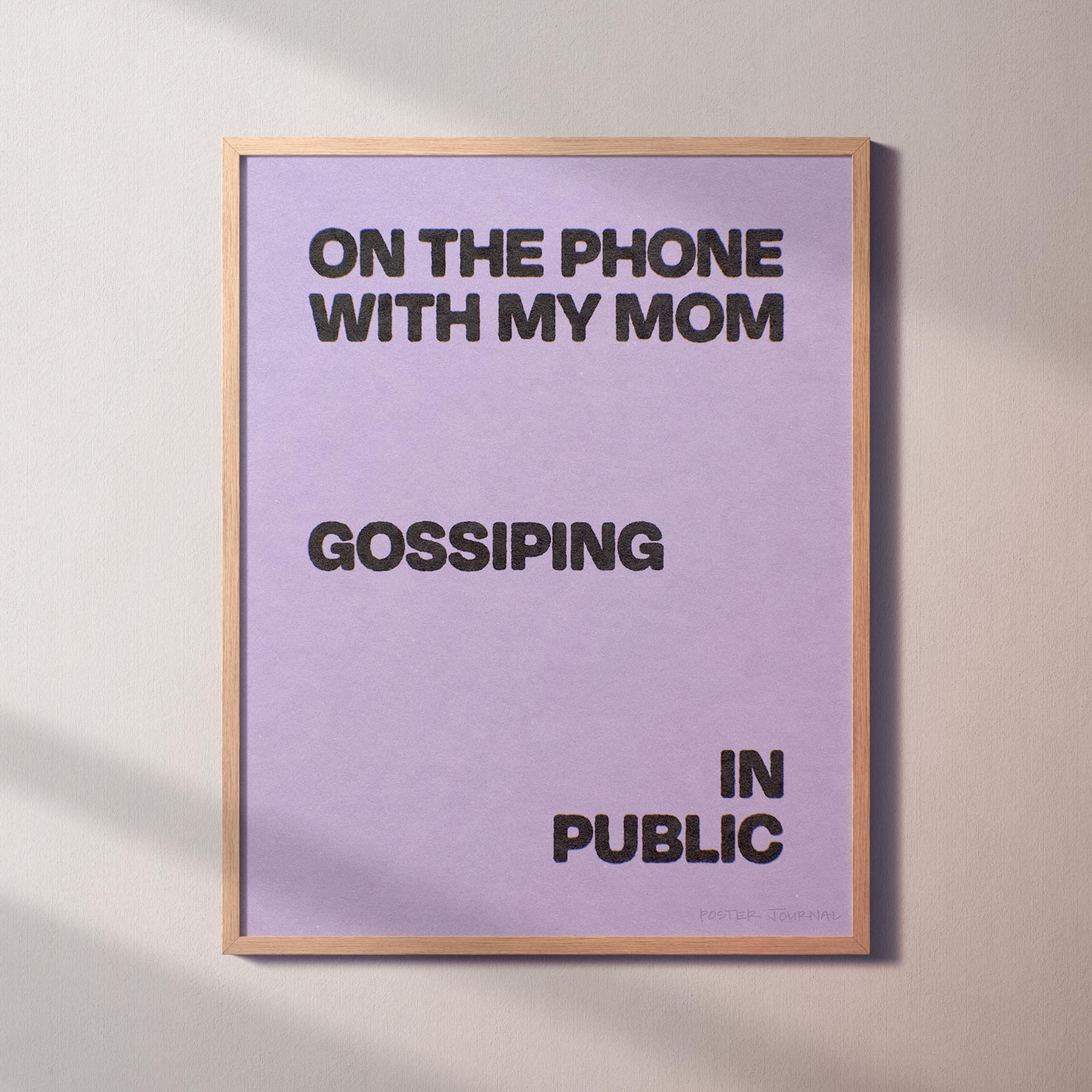 GOSSIPING PRINT