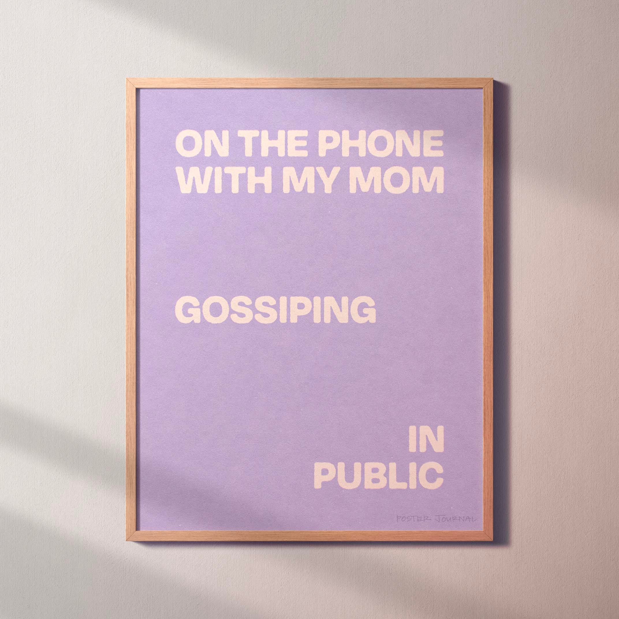 GOSSIPING PRINT