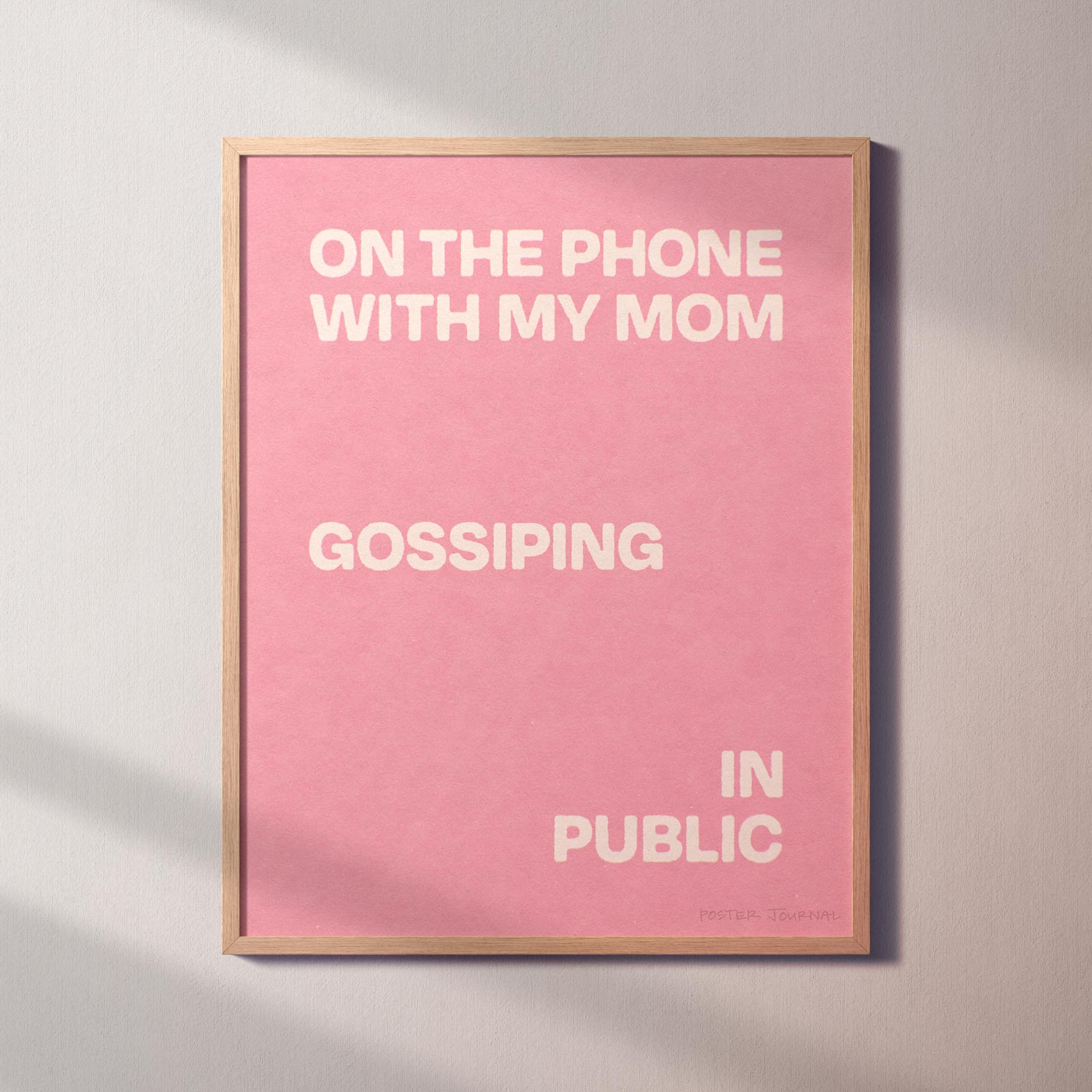 GOSSIPING PRINT