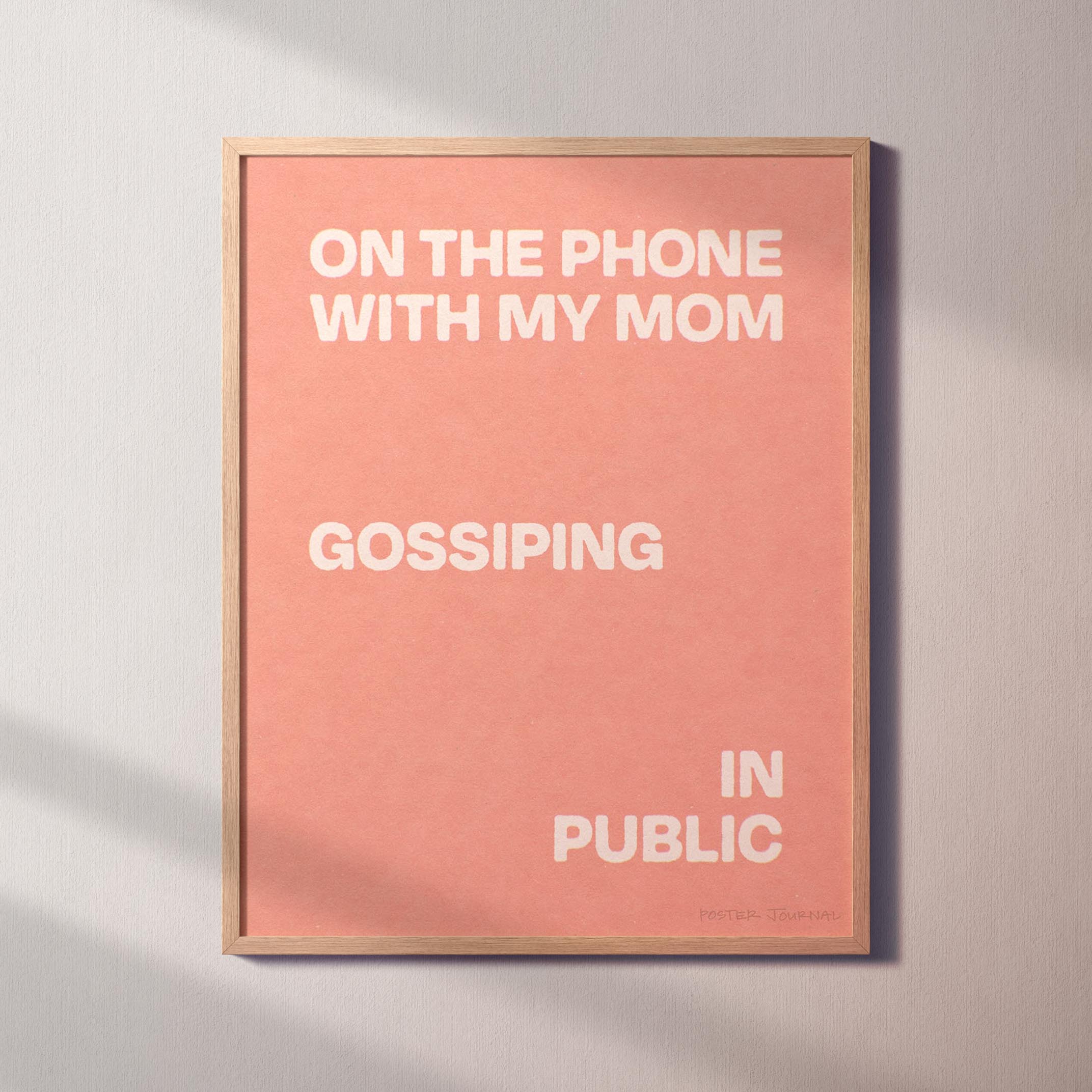 GOSSIPING PRINT