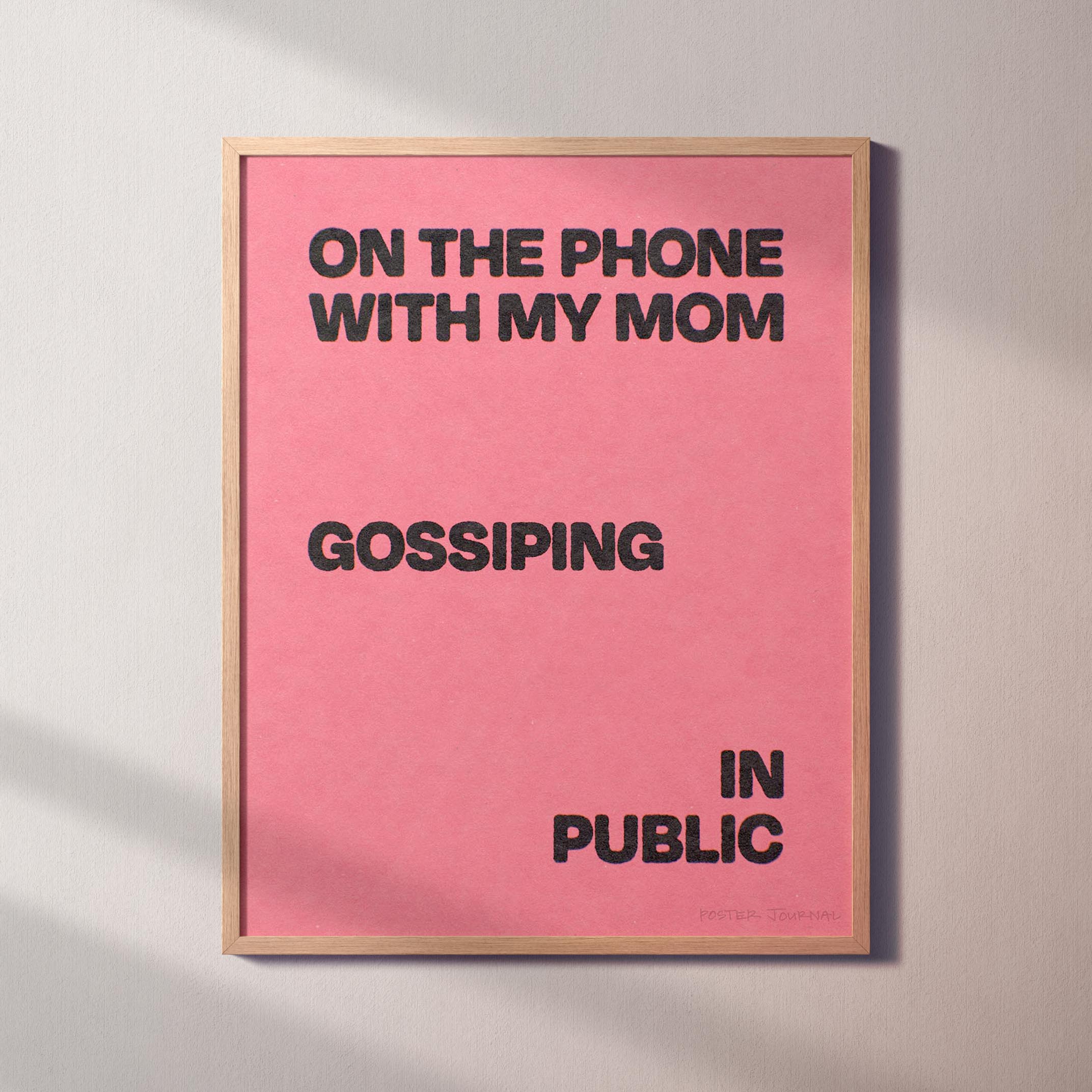 GOSSIPING PRINT