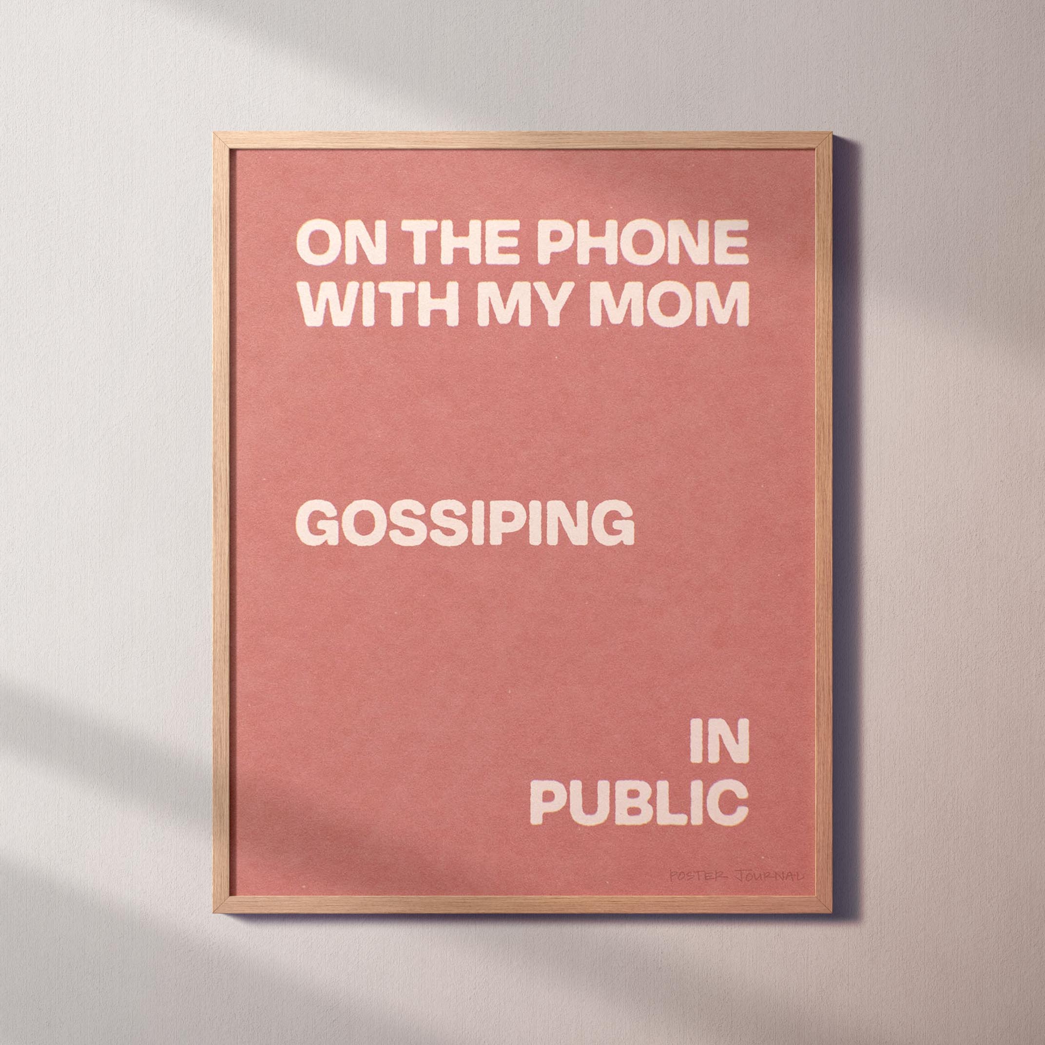 GOSSIPING PRINT