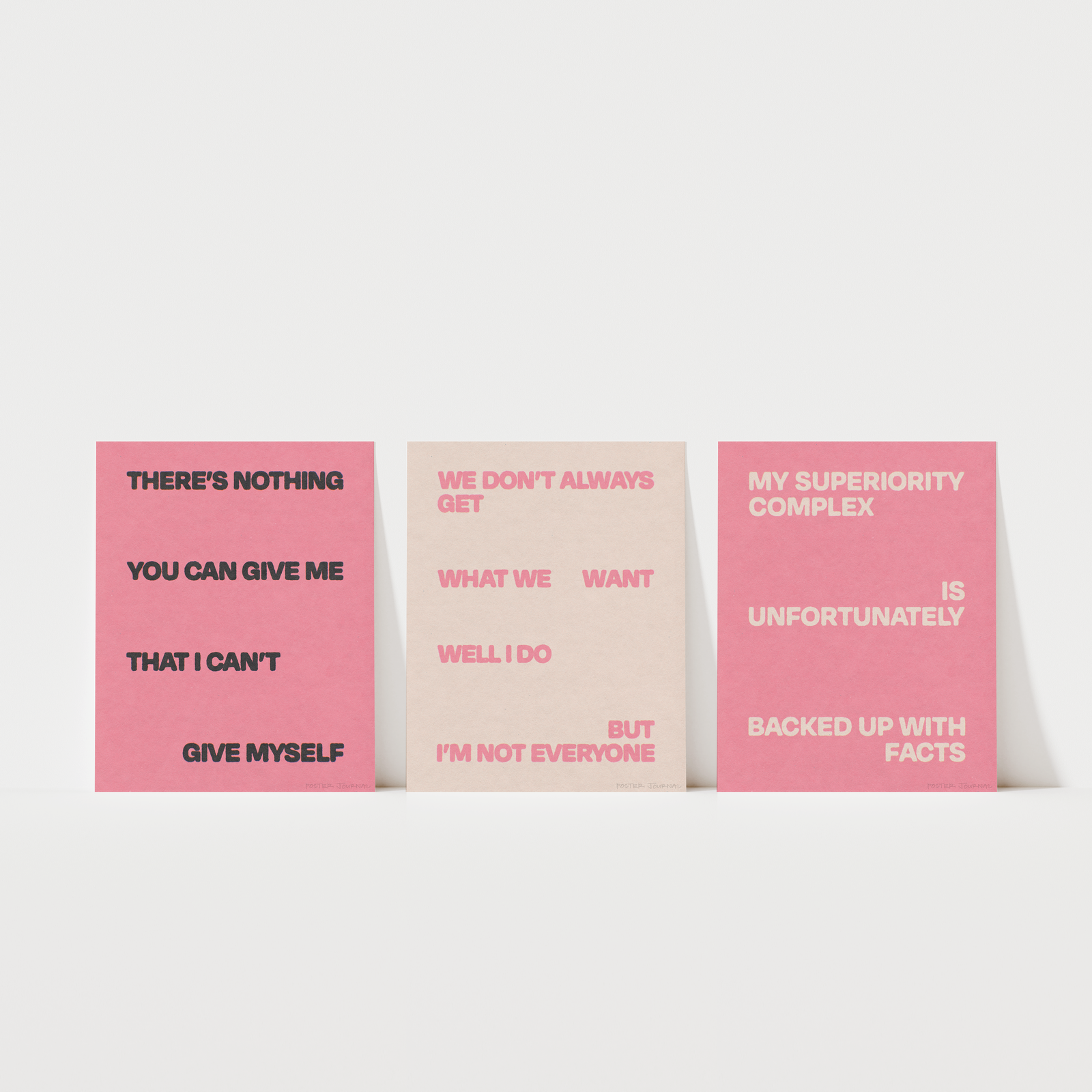 Free mini trio with framed prints