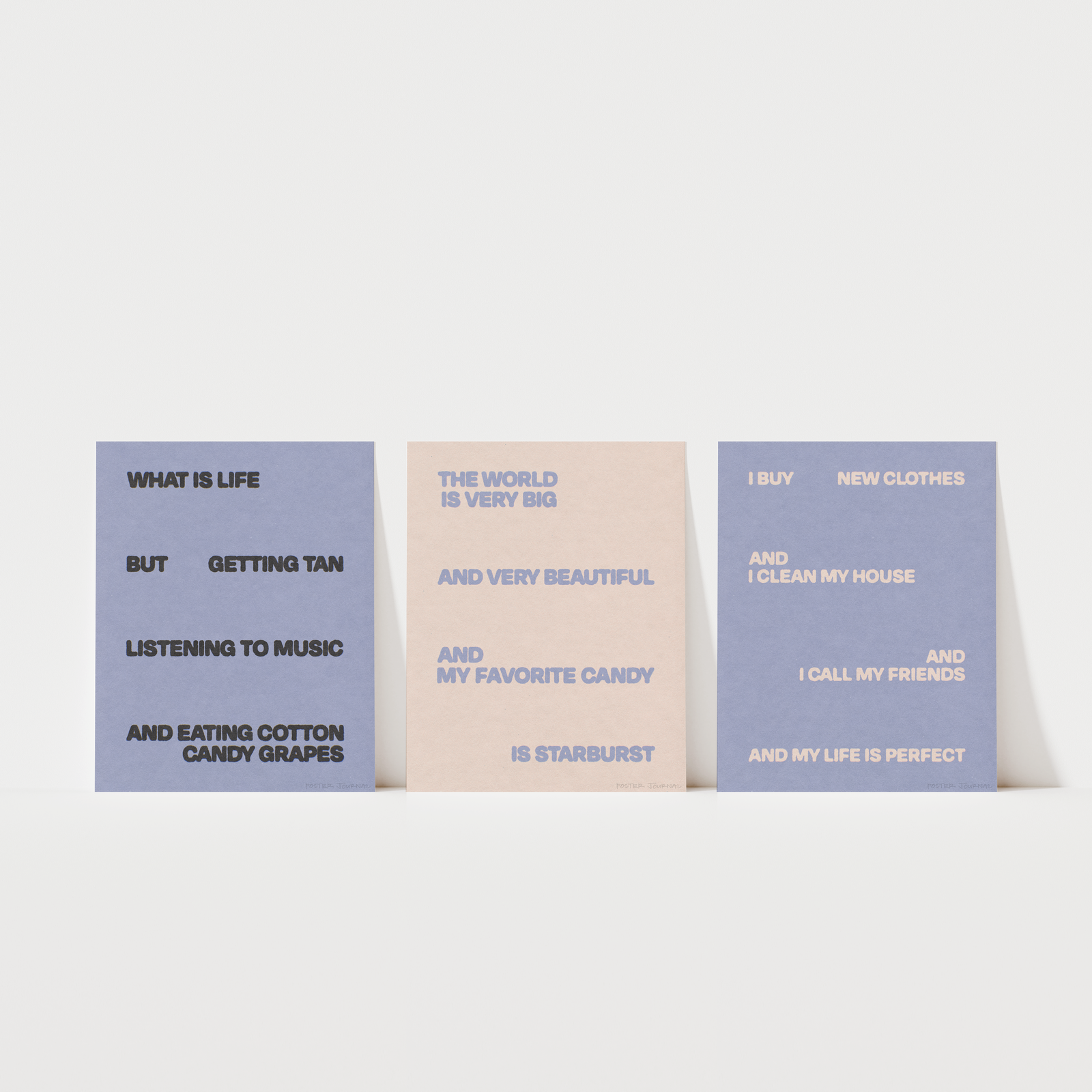 Free mini trio with framed prints