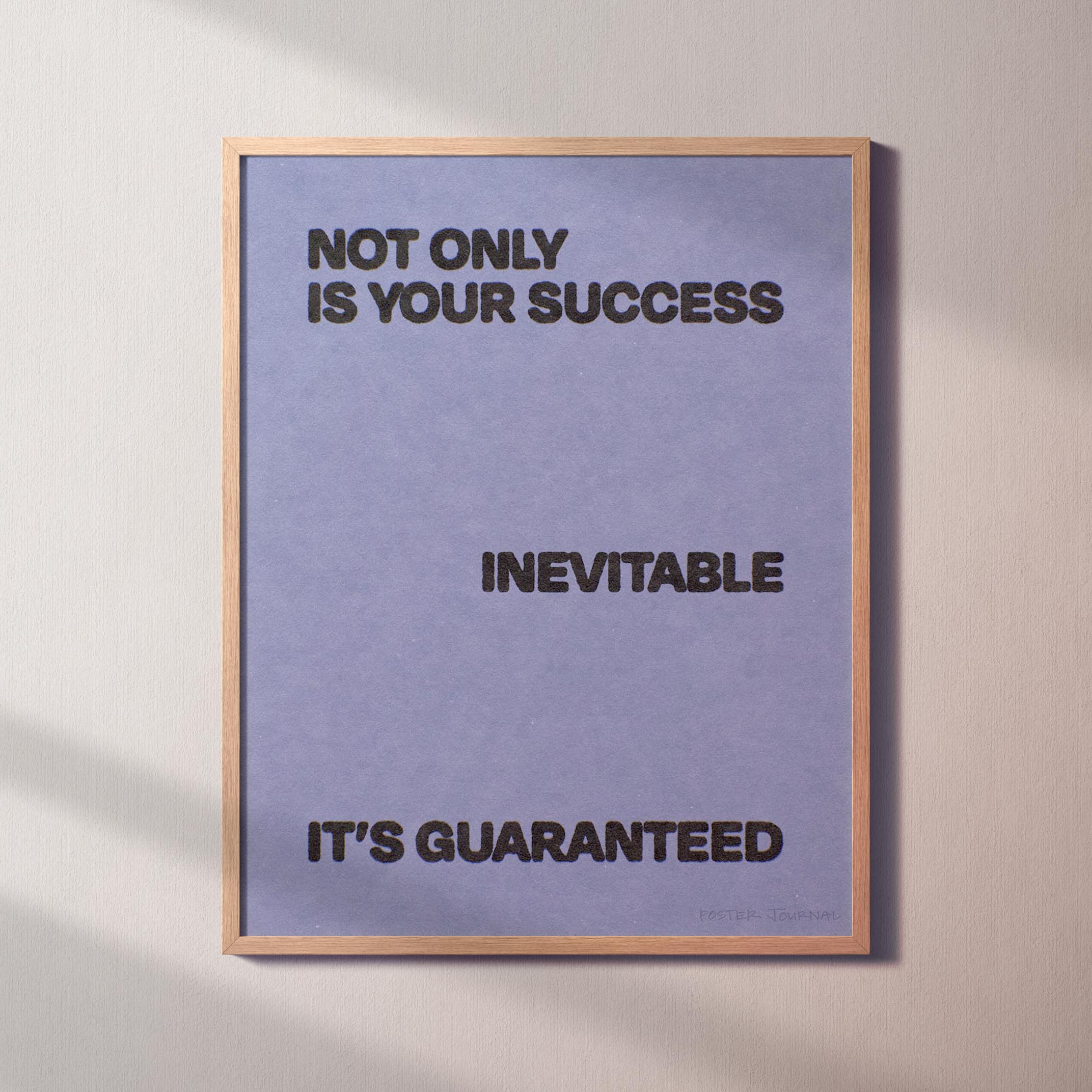 GUARANTEED PRINT