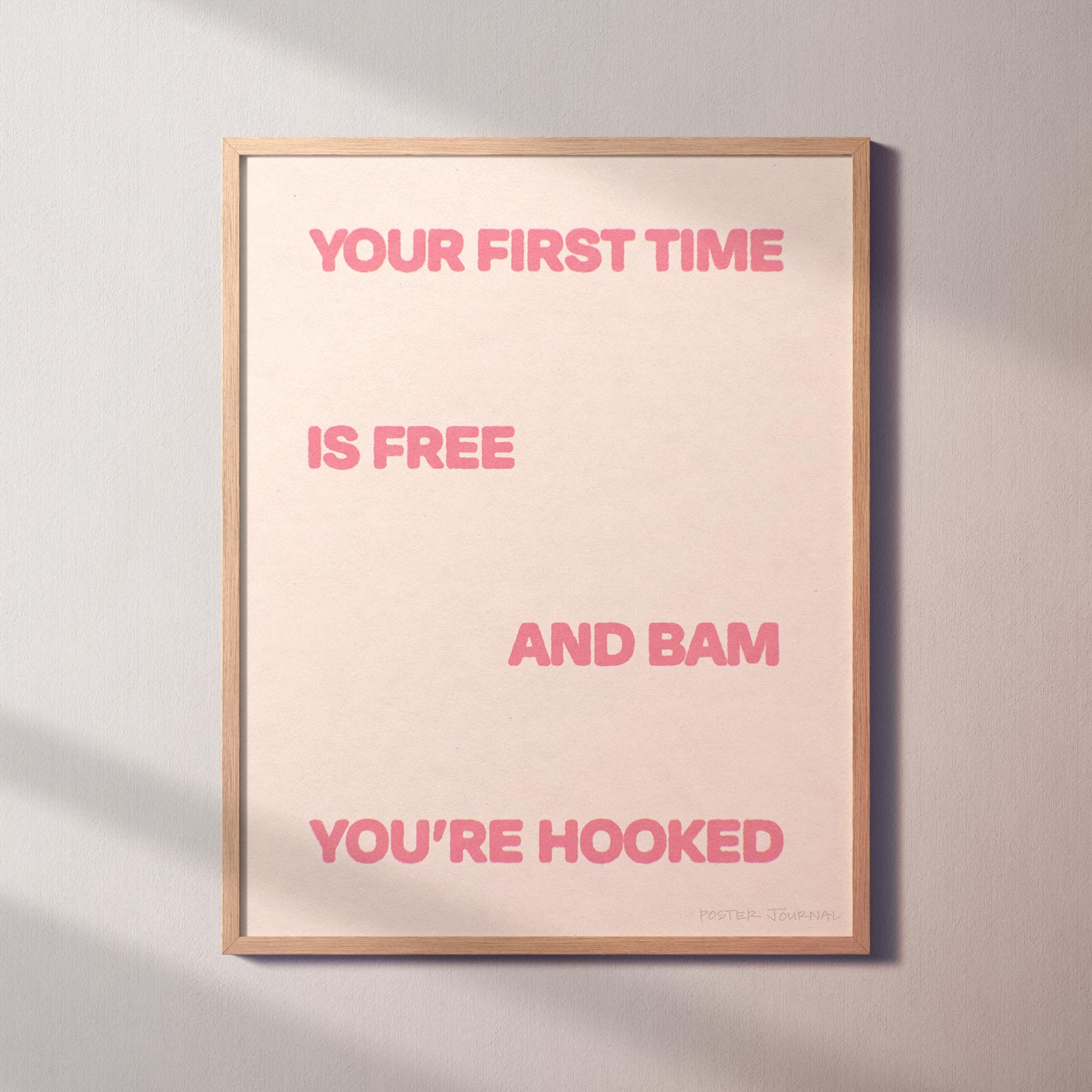 HOOKED PRINT