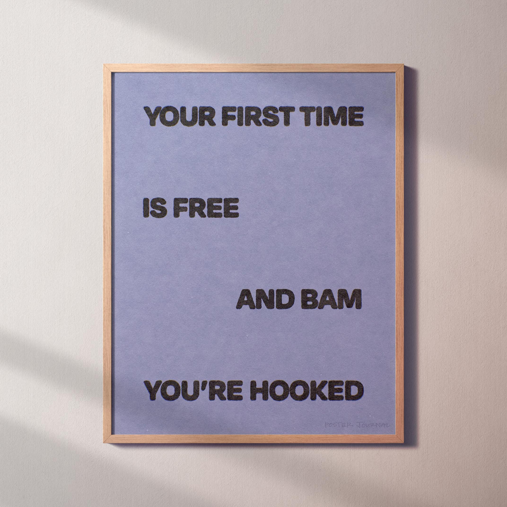 HOOKED PRINT