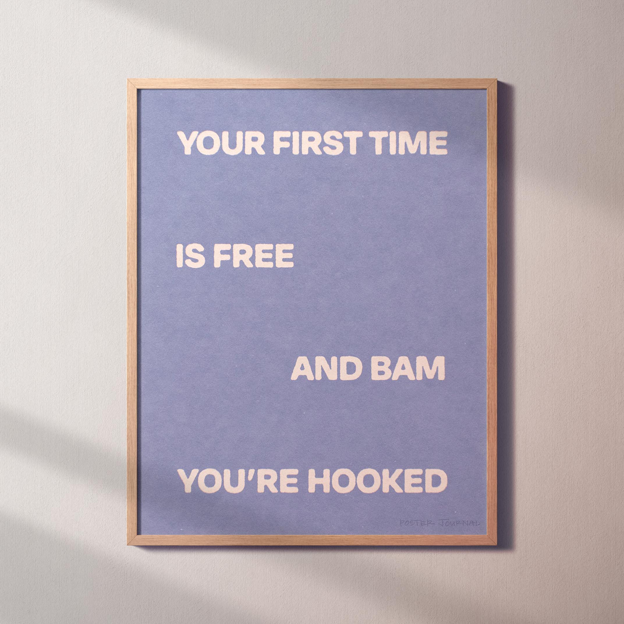 HOOKED PRINT
