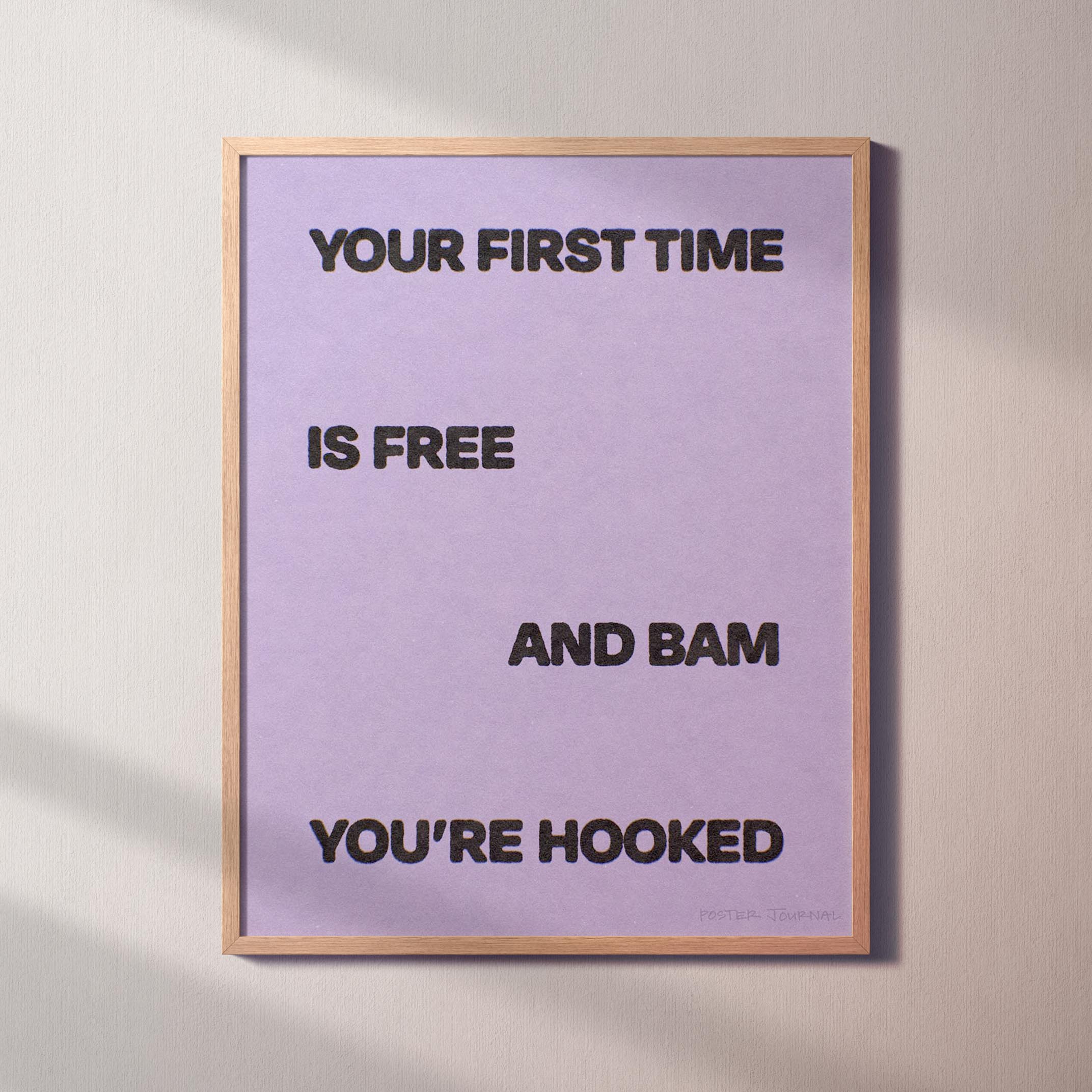 HOOKED PRINT