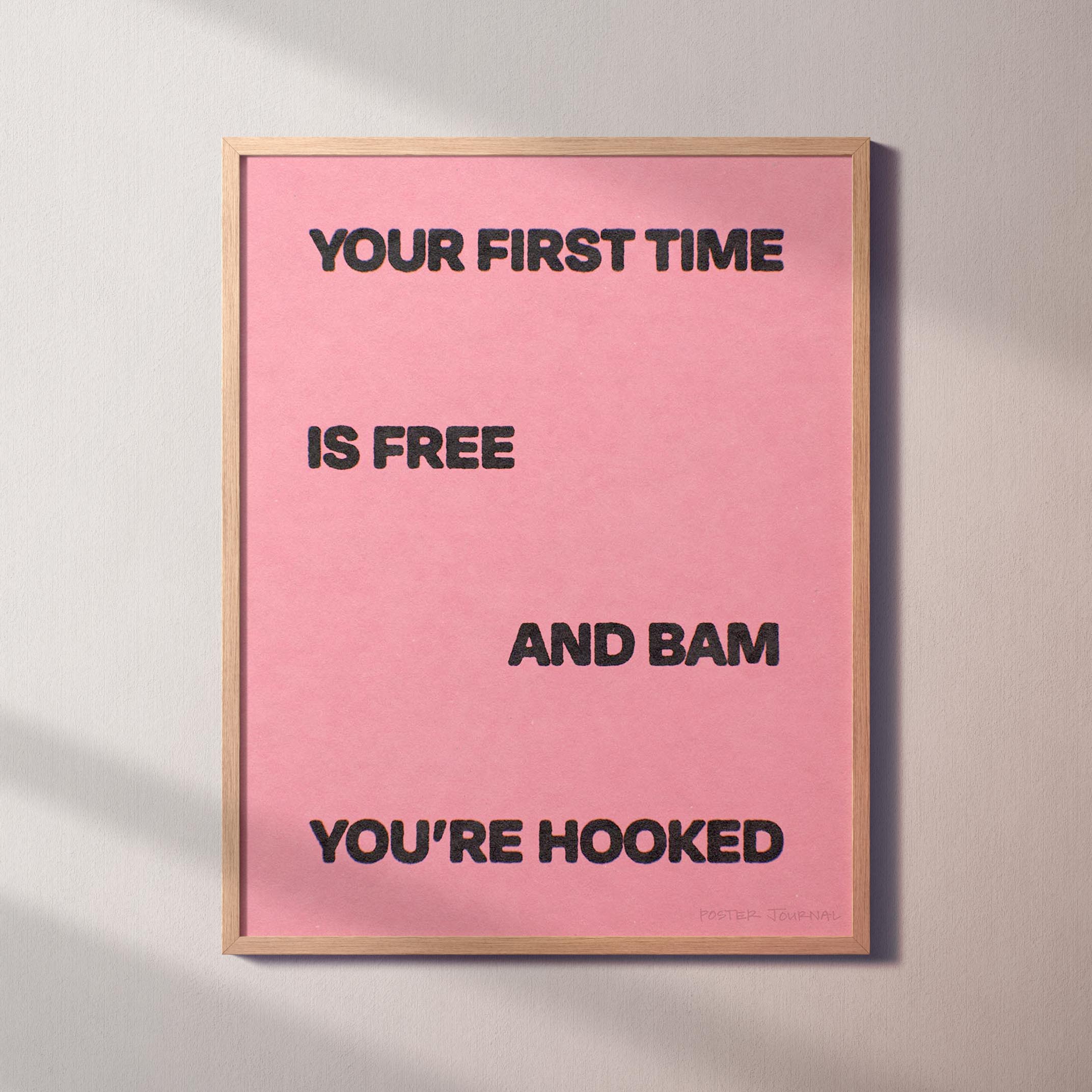 HOOKED PRINT
