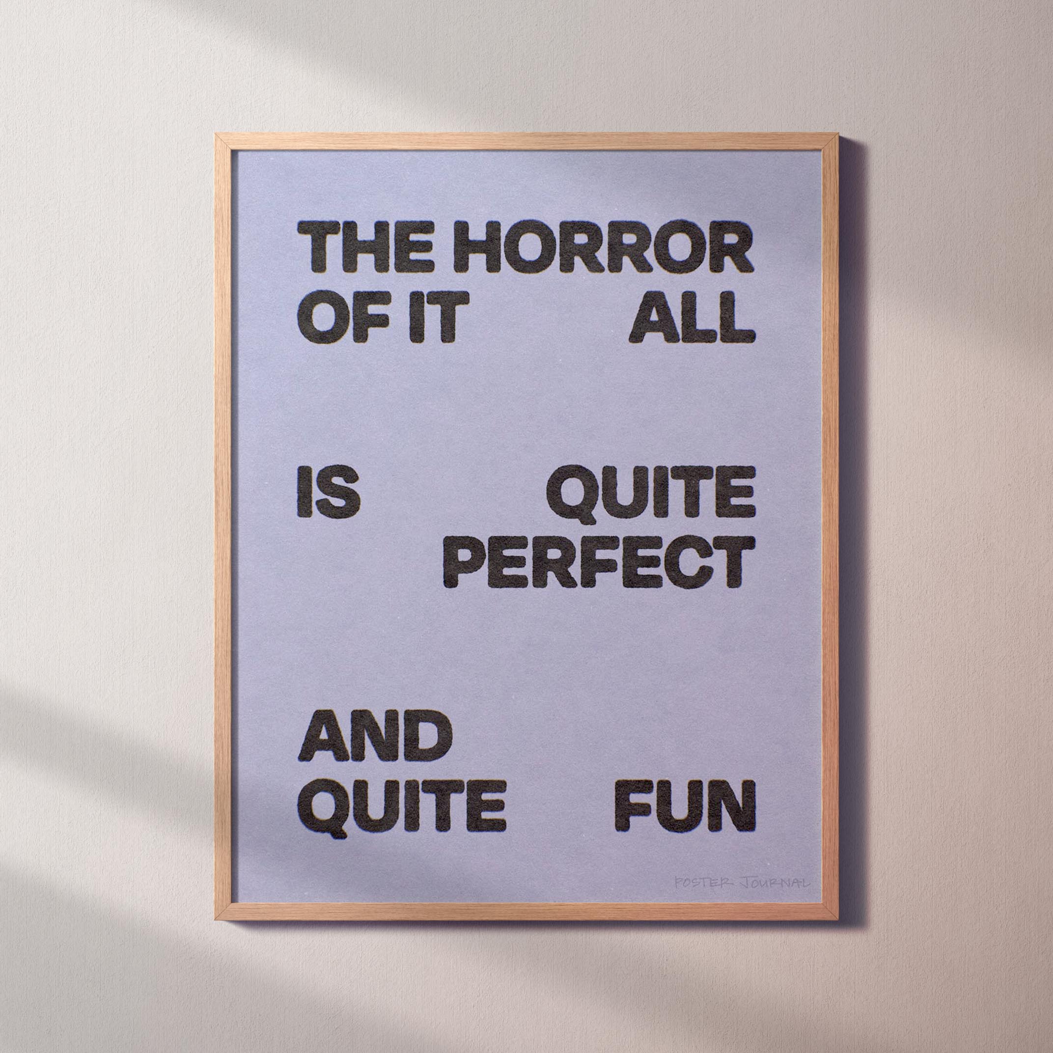 HORROR PRINT