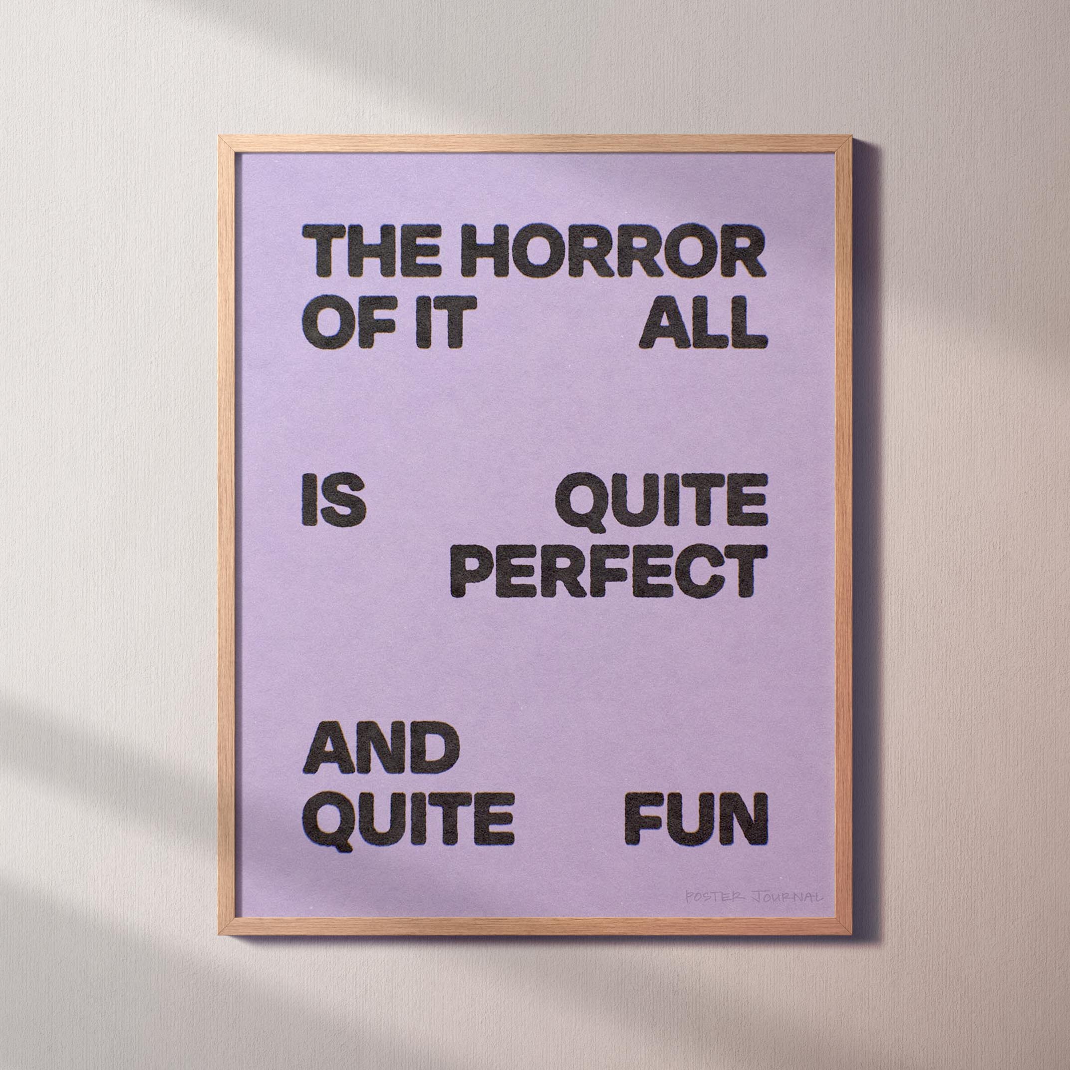 HORROR PRINT