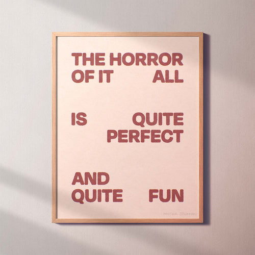 HORROR PRINT