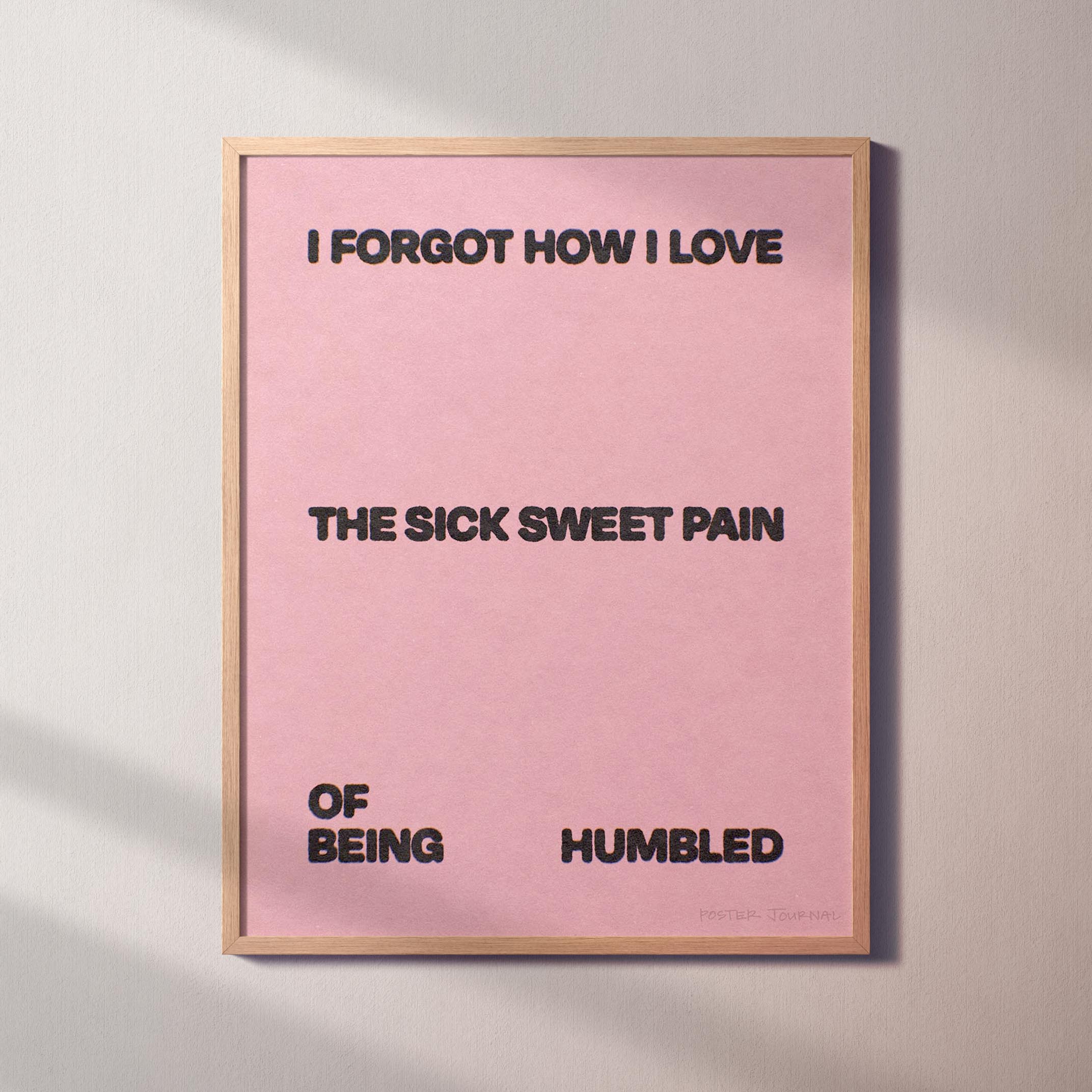 HUMBLED PRINT
