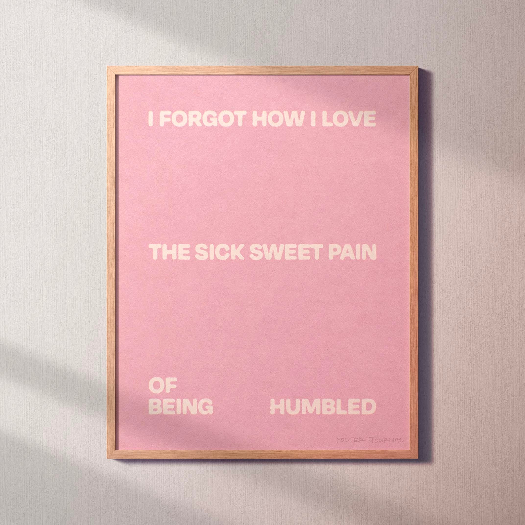 HUMBLED PRINT