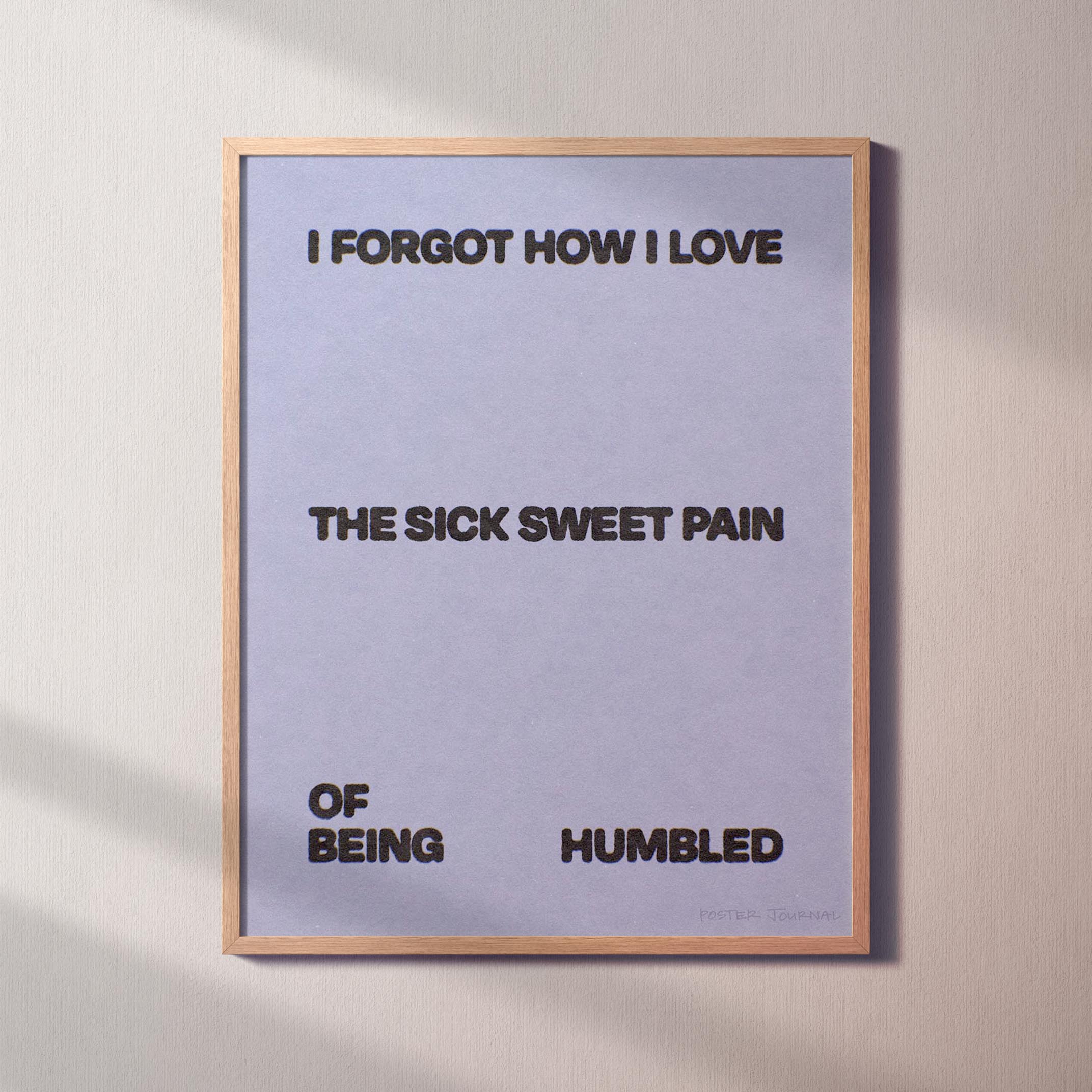 HUMBLED PRINT