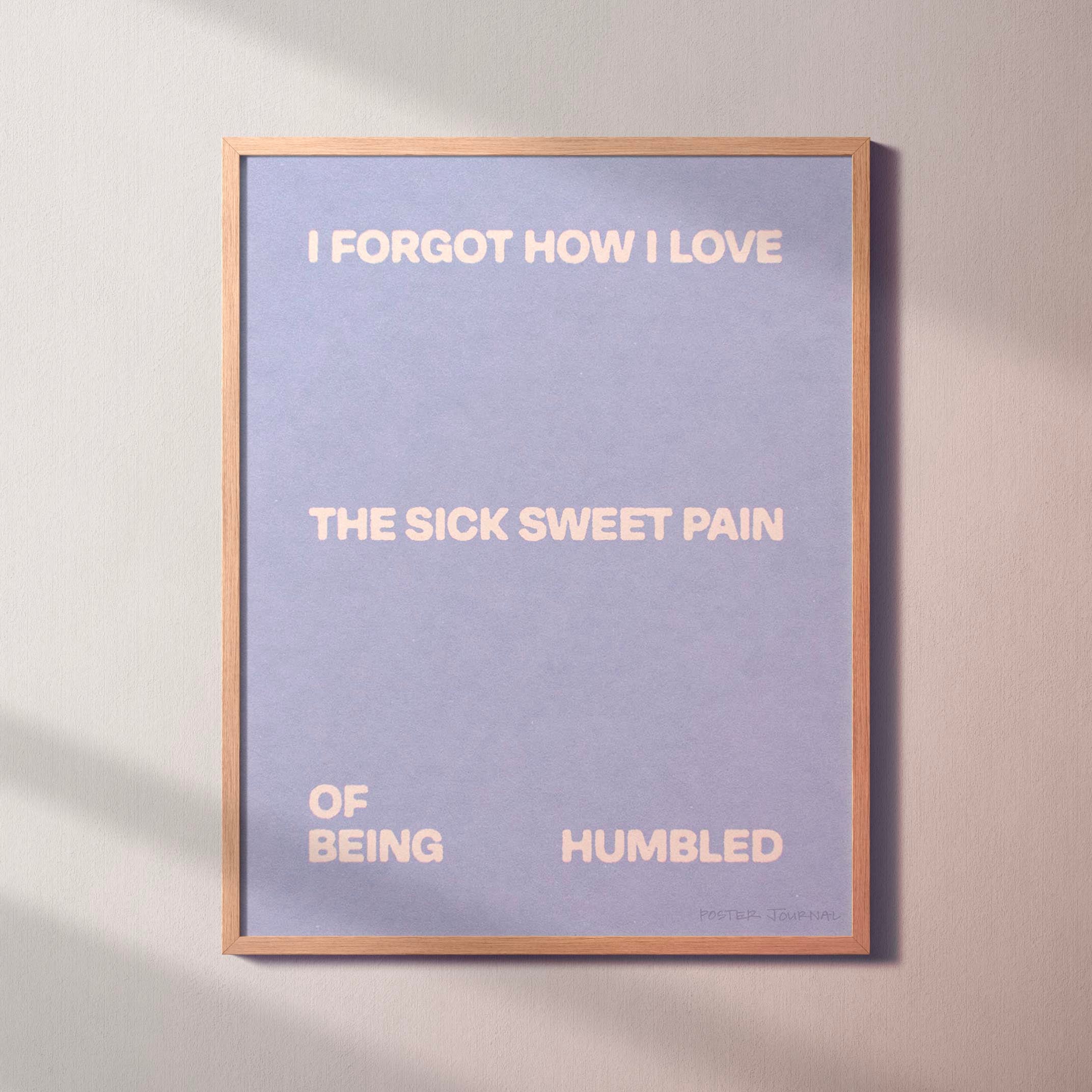 HUMBLED PRINT