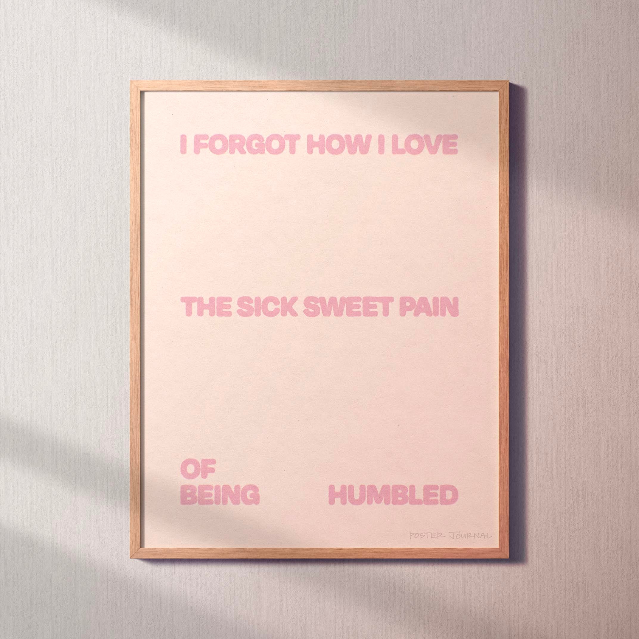 HUMBLED PRINT