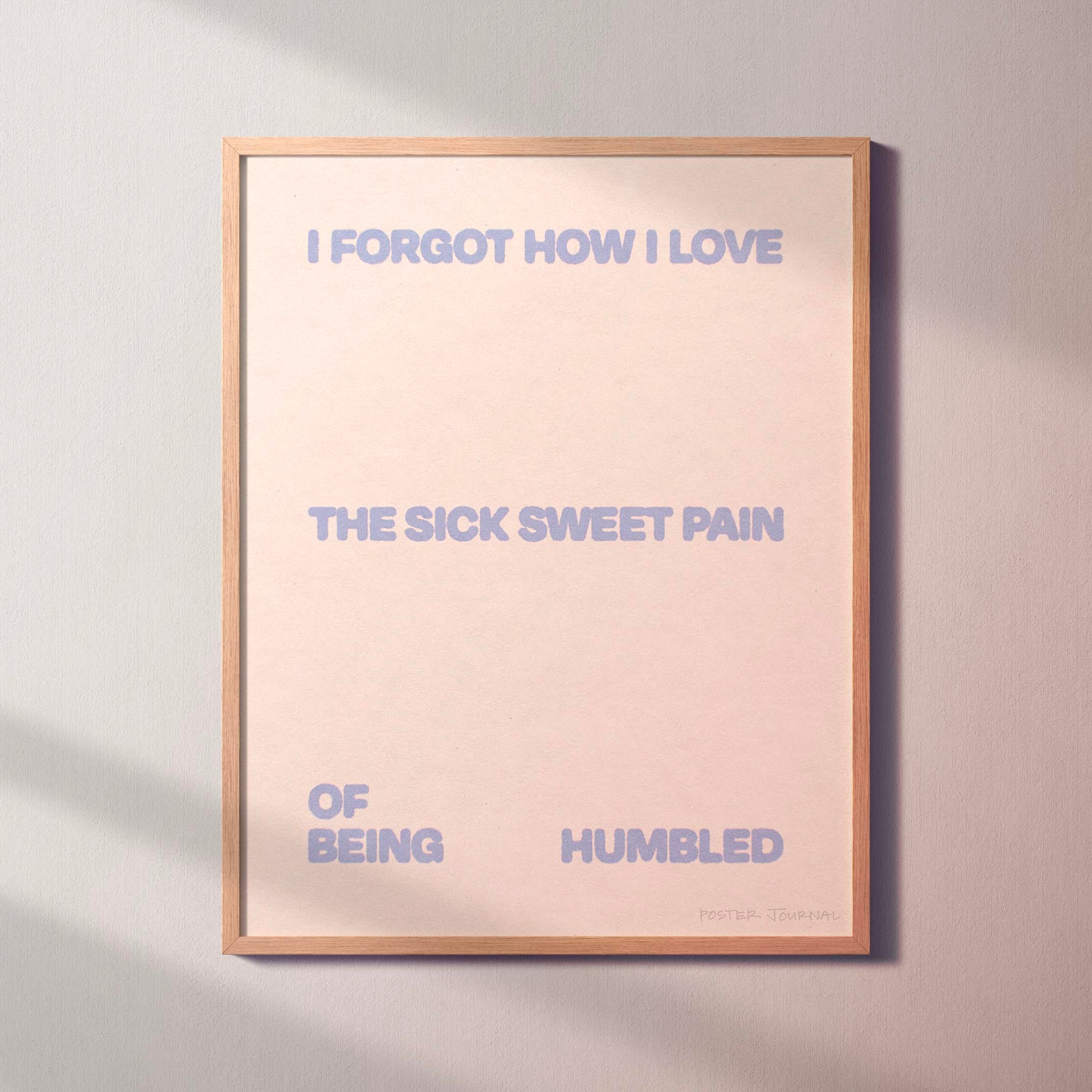 HUMBLED PRINT