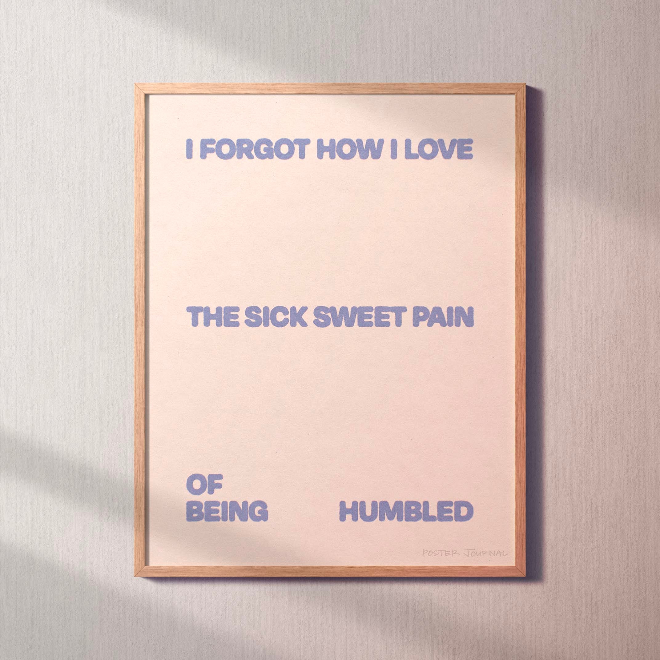 HUMBLED PRINT
