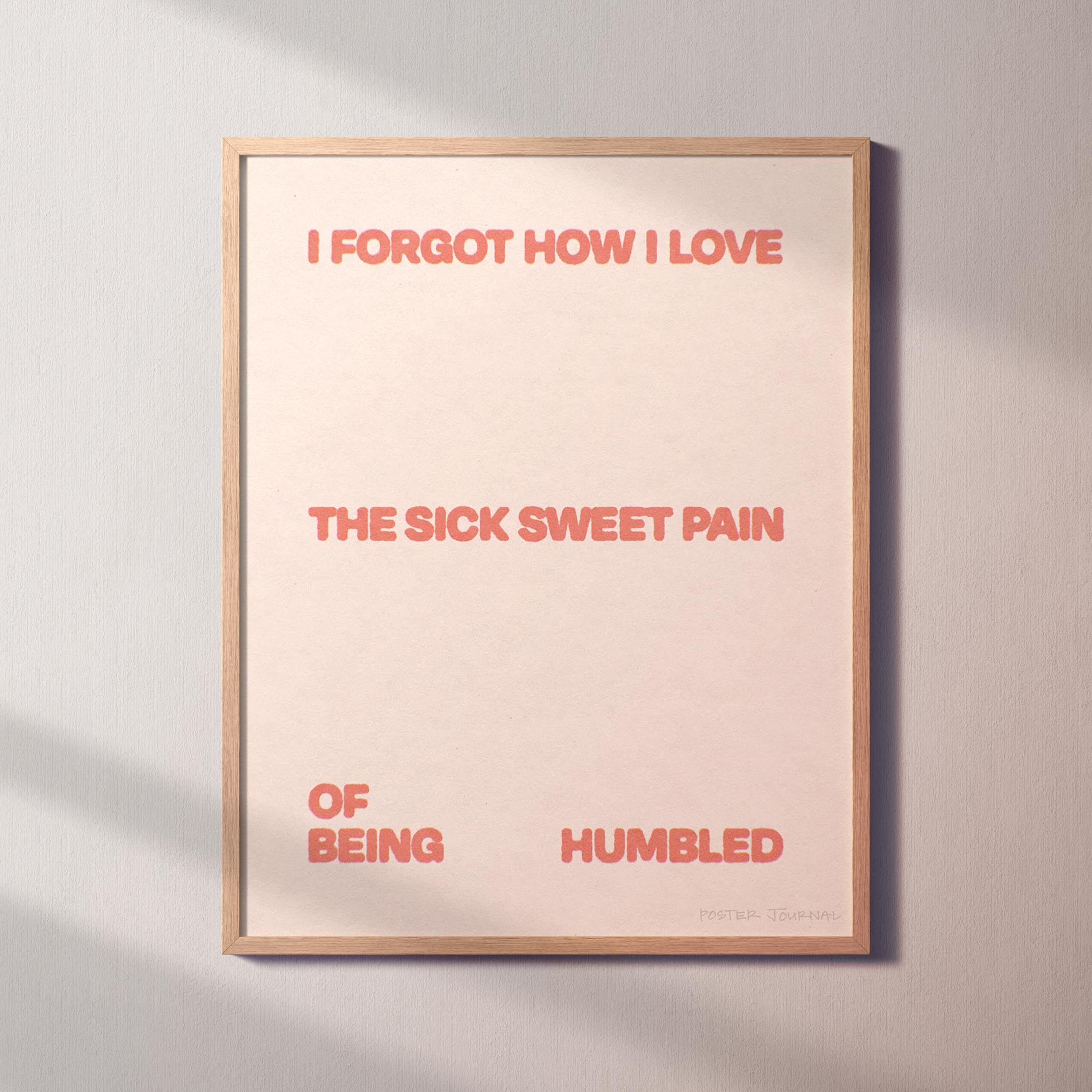 HUMBLED PRINT
