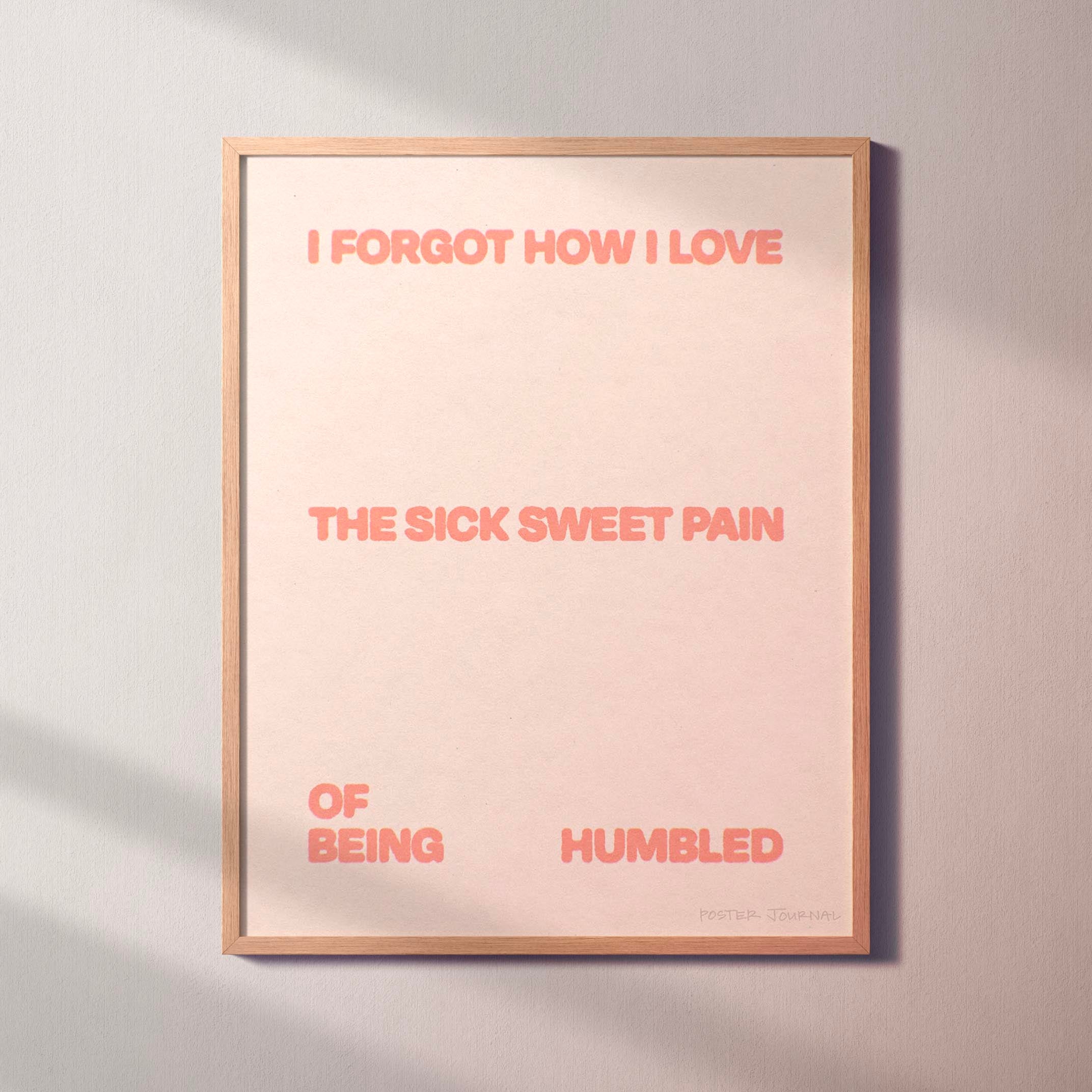 HUMBLED PRINT