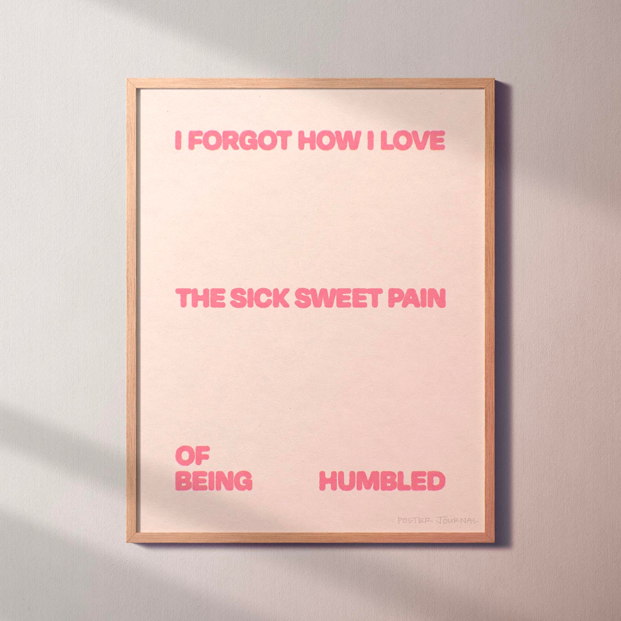 HUMBLED PRINT