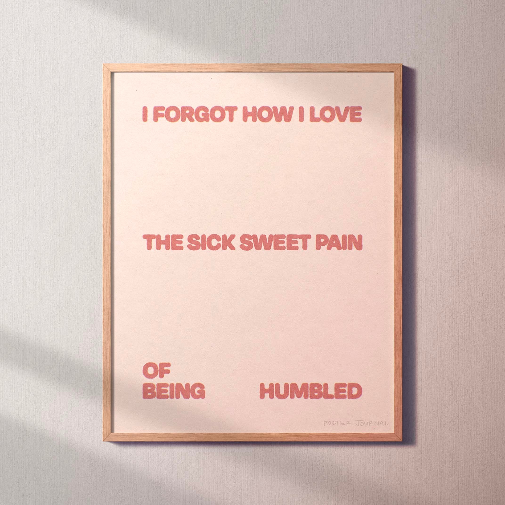 HUMBLED PRINT