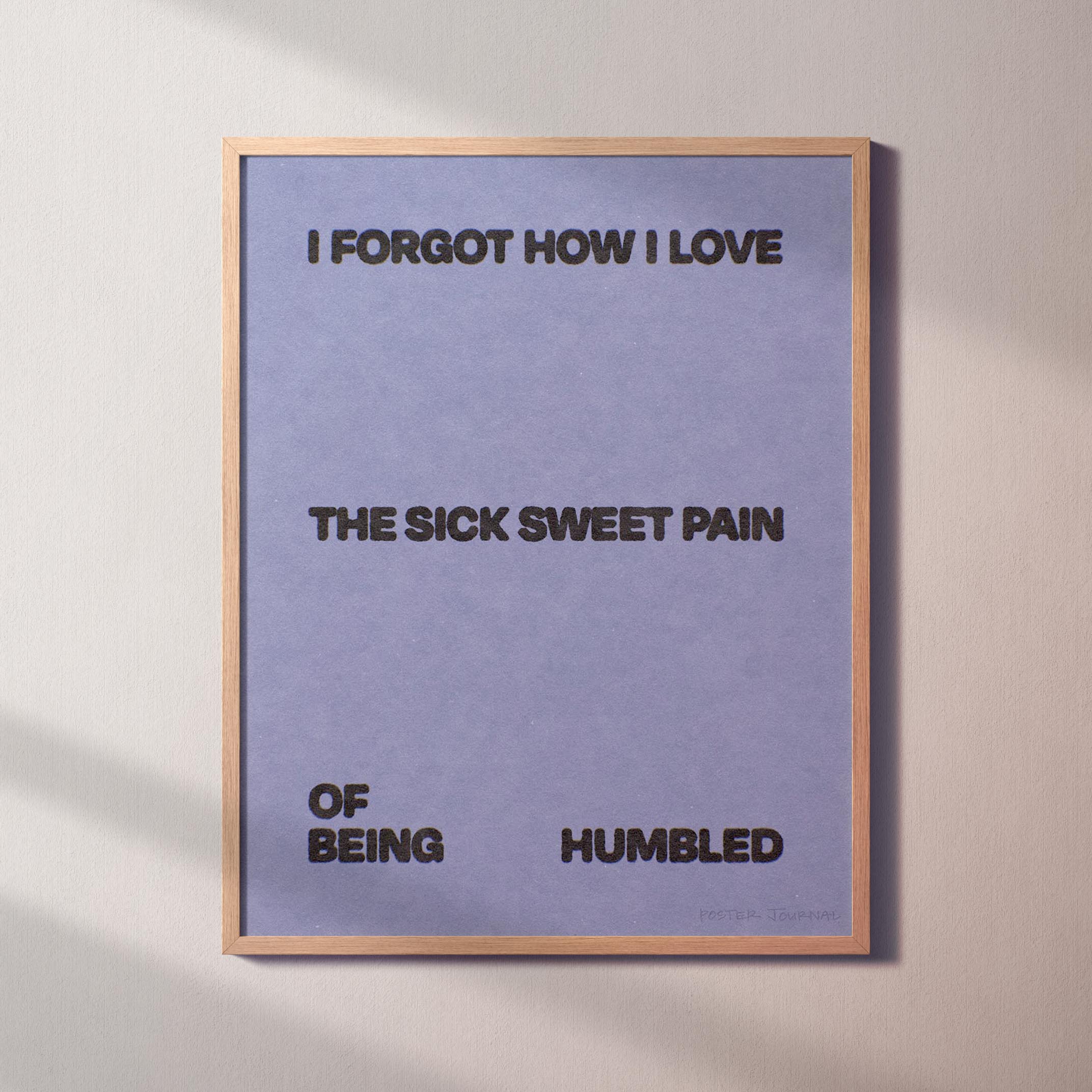 HUMBLED PRINT
