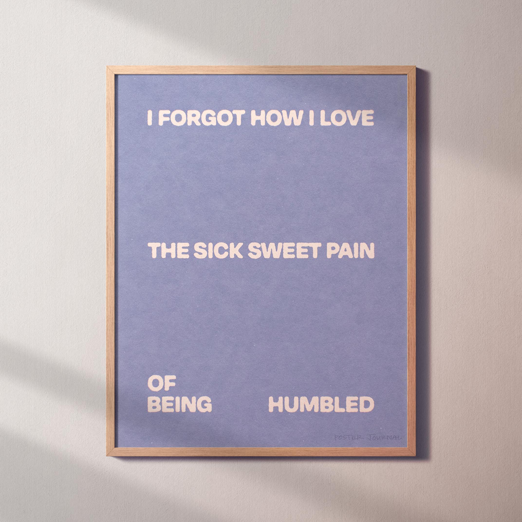 HUMBLED PRINT